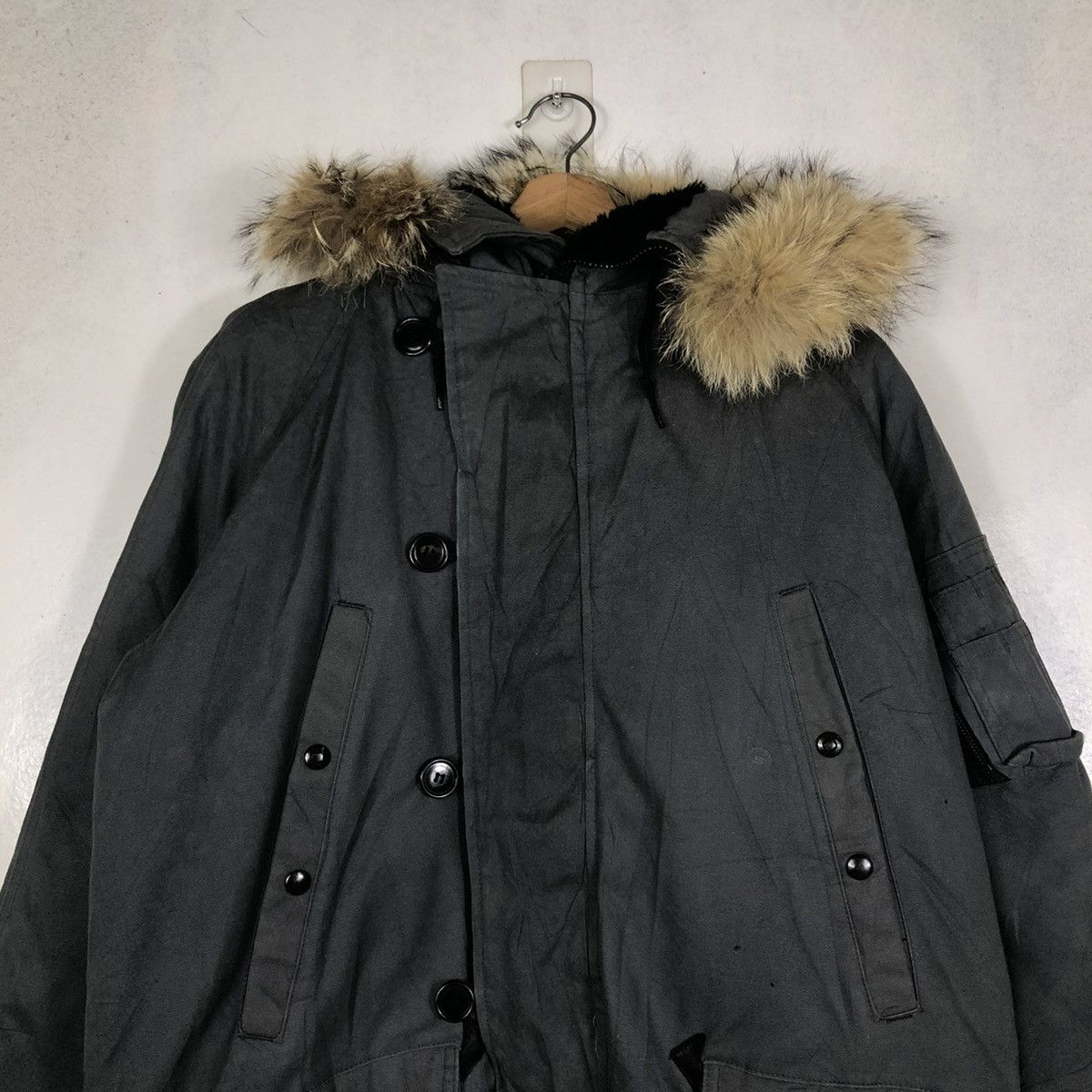 I. Spiewak And Sons 📌VINTAGE BOMBER JACKET 1N3BFJ I.SPIEWAK SON FUR HOODIE Size US M / EU 48-50 / 2 - 5 Thumbnail