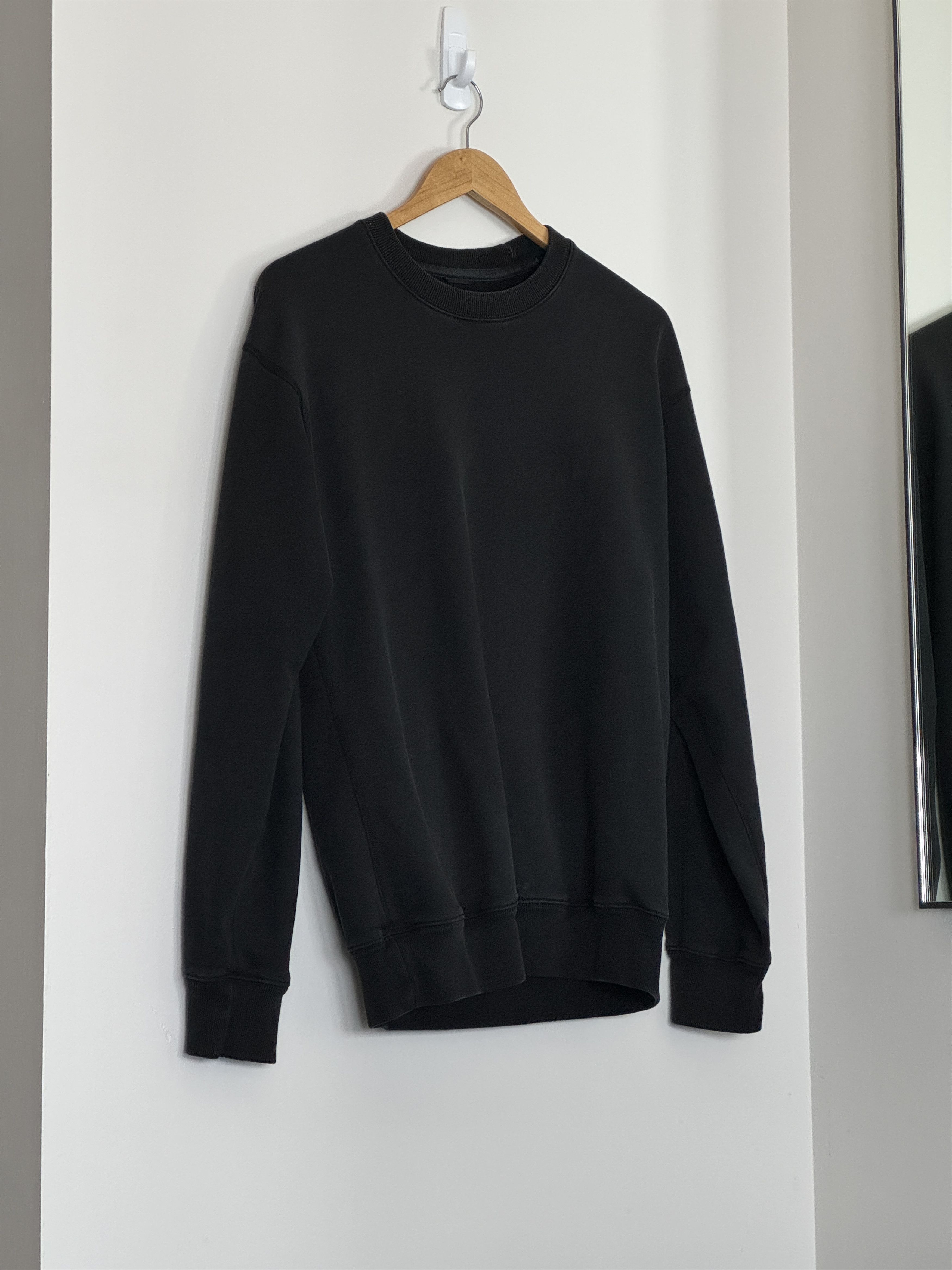 Reigning Champ Reigning Champ Midweight Terry Relaxed Crewneck Black Size S Size US S / EU 44-46 / 1 - 2 Thumbnail