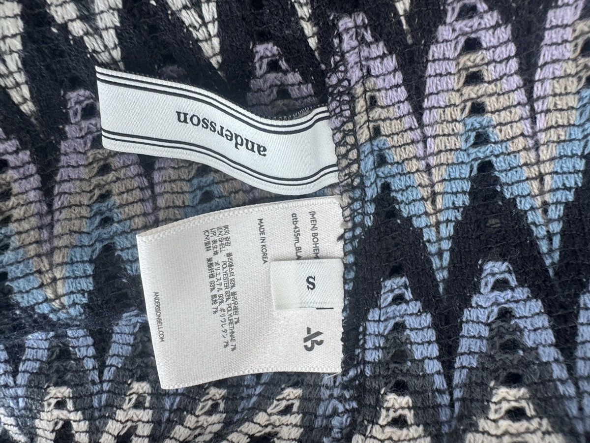 Andersson Bell Black grey white purple Bohemian Shirt Size US L / EU 52-54 / 3 - 4 Thumbnail