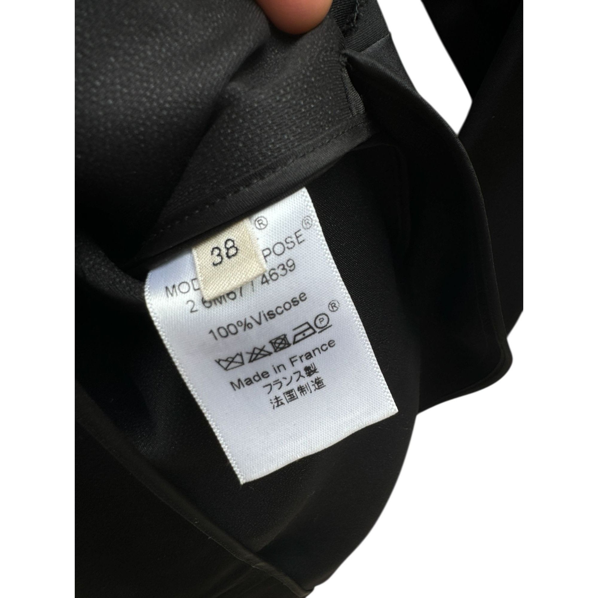 Celine Phoebe Philo Black Viscose Dress Size S / US 4 / IT 40 - 6 Thumbnail