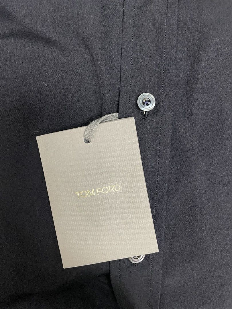 Tom Ford TOM FORD Mens Cotton Poplin Shirt Size US XS / EU 42 / 0 - 5 Thumbnail
