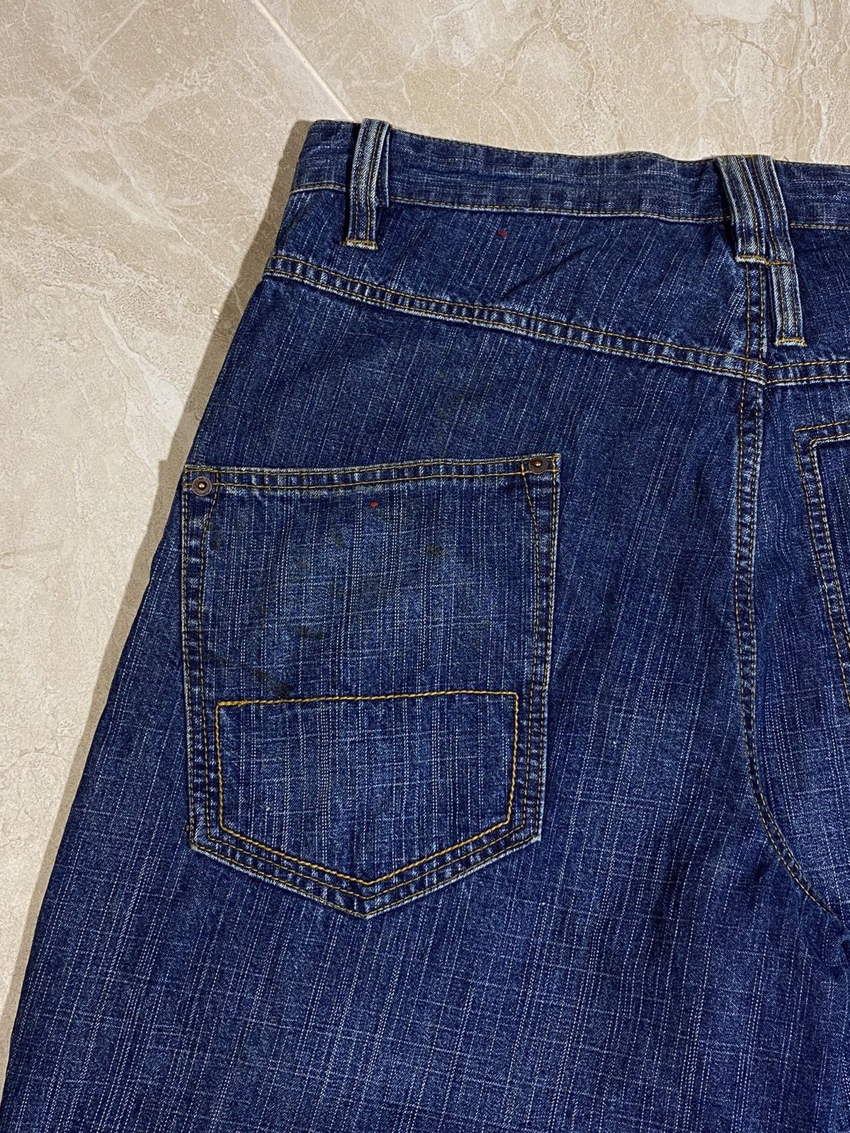 Fubu Crazy Y2K Platinum Fubu Jnco Style Globetrotters 34x34 Jeans Size US 34 / EU 50 - 23 Thumbnail