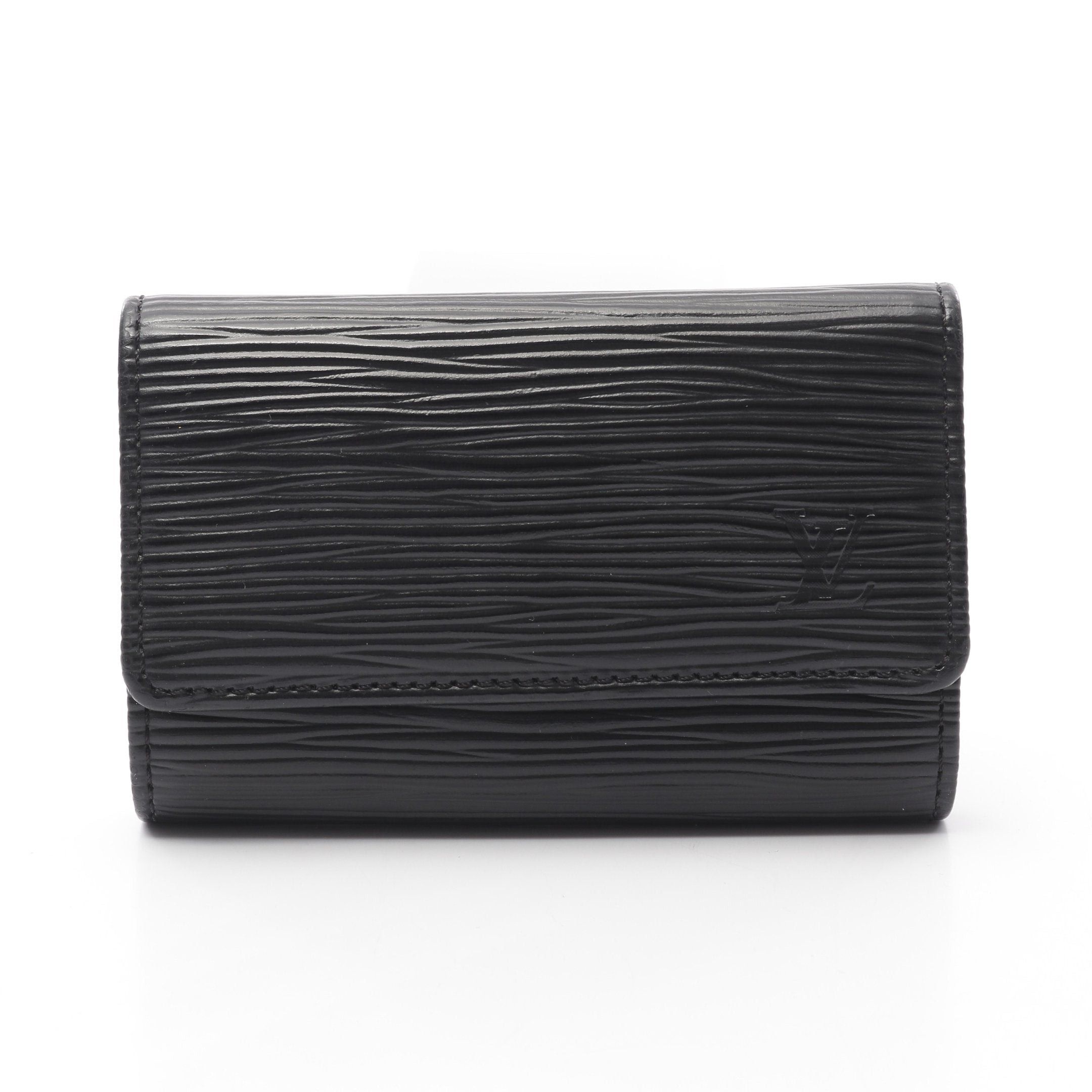 Louis Vuitton Louis Vuitton Multicle 6 Epi Noir Key Case Leather Black Size ONE SIZE - 1 Thumbnail