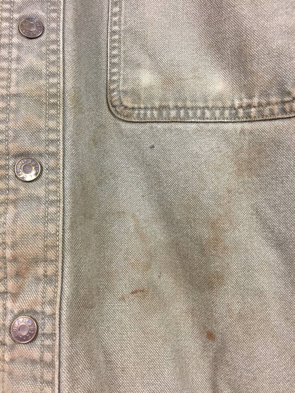 L.L. Bean Distressed L.L. Bean Flannel Lined Canvas Workwear Jacket Size US XL / EU 56 / 4 - 7 Thumbnail