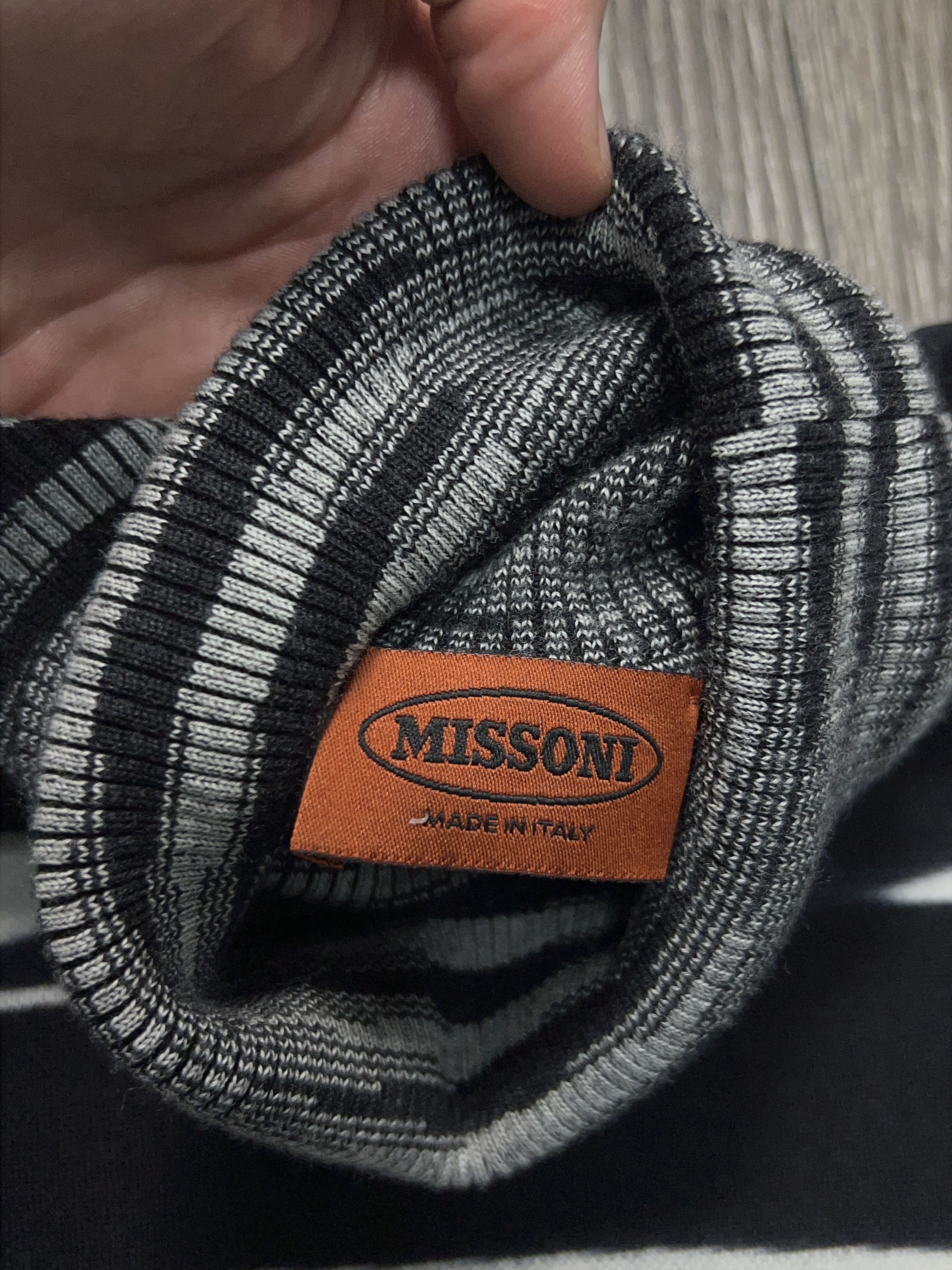 Missoni Womens Multicolor Jumper Sweater Turtleneck Wool Size M US 6 Size M / US 6-8 / IT 42-44 - 3 Thumbnail