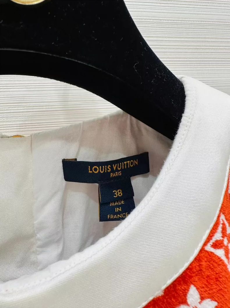 Louis Vuitton Louis Vuitton Spring and summer full logo top dress Size XS / US 0-2 / IT 36-38 - 5 Thumbnail