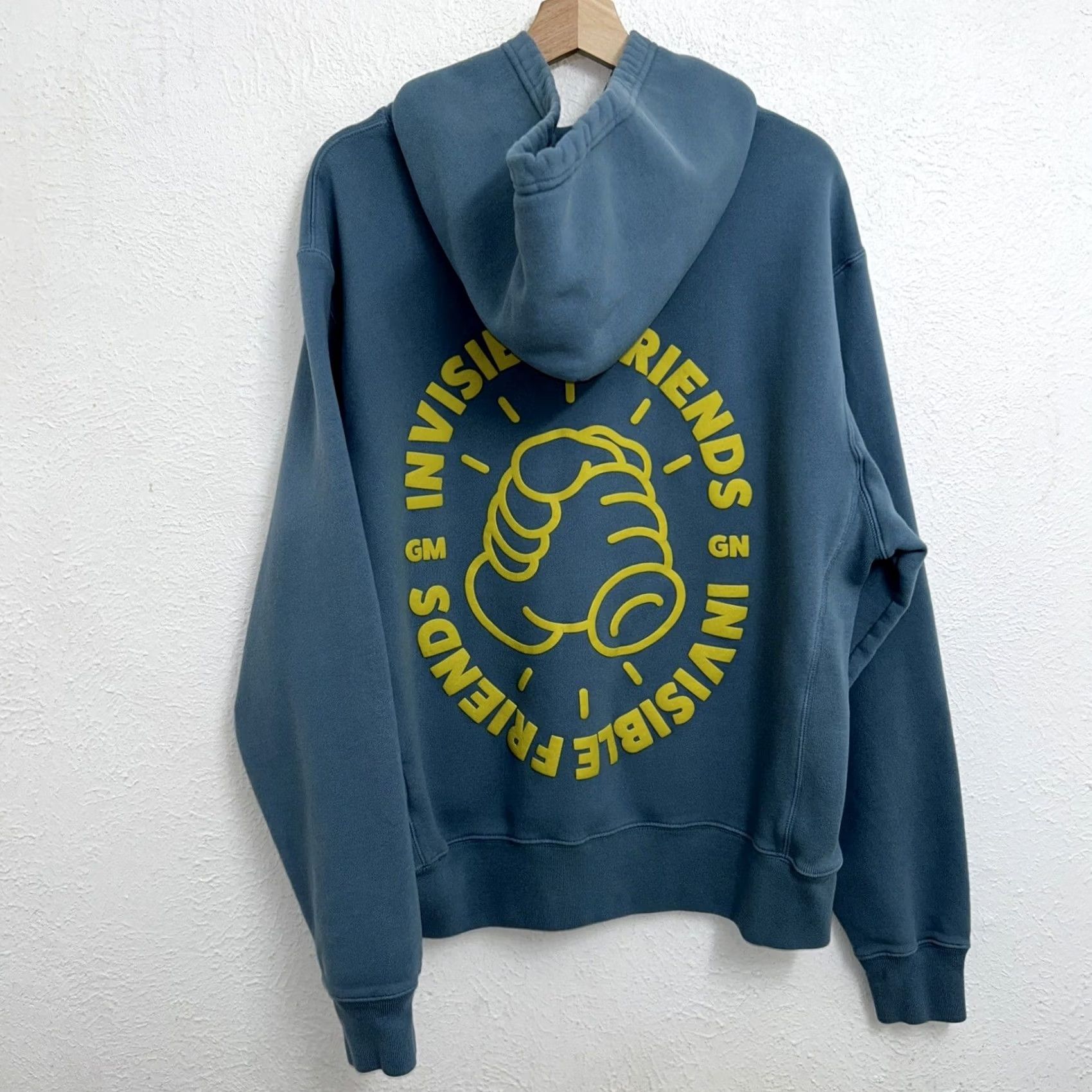 Vintage Random Character Collective Hoodie M Blue Invisible Friends Men Size US M / EU 48-50 / 2 - 2 Thumbnail