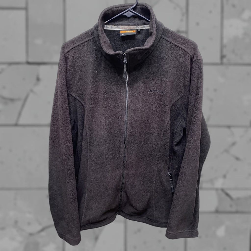 Vintage Snowgum Womens Black Fleece Full Zip Warm Jacket Regular XL Size 16/XL Women Jacket Basic Zip Casual Size XL / US 12-14 / IT 48-50 - 1 Thumbnail