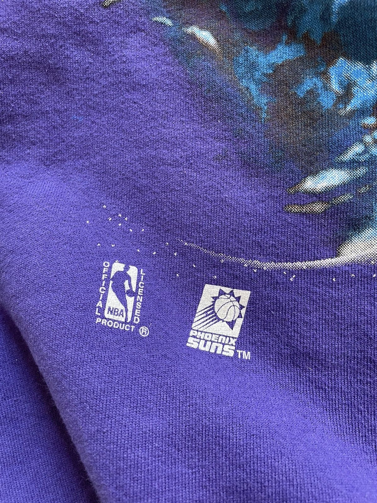 Nutmeg Phoenix Suns Nutmeg Mills Vintage 90s NBA Space Sweatshirt M Size US M / EU 48-50 / 2 - 8 Thumbnail