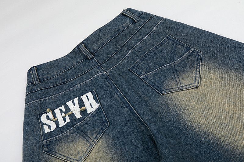 Jean Men's American Vintage Washed & Distressed Jeans Size US 32 / EU 48 - 4 Thumbnail
