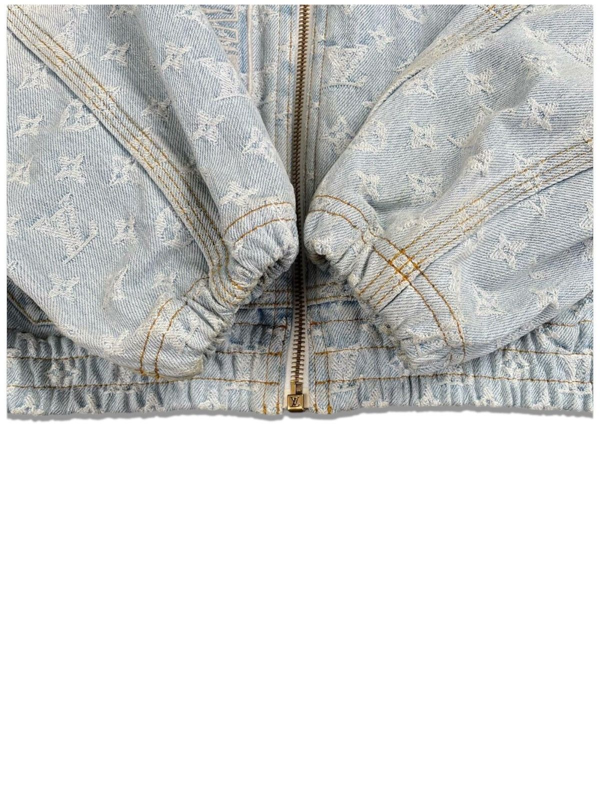 Louis Vuitton × NBA Louis Vuitton X NBA 50 Hoodie Denim Monogram Jacket Size US M / EU 48-50 / 2 - 4 Thumbnail