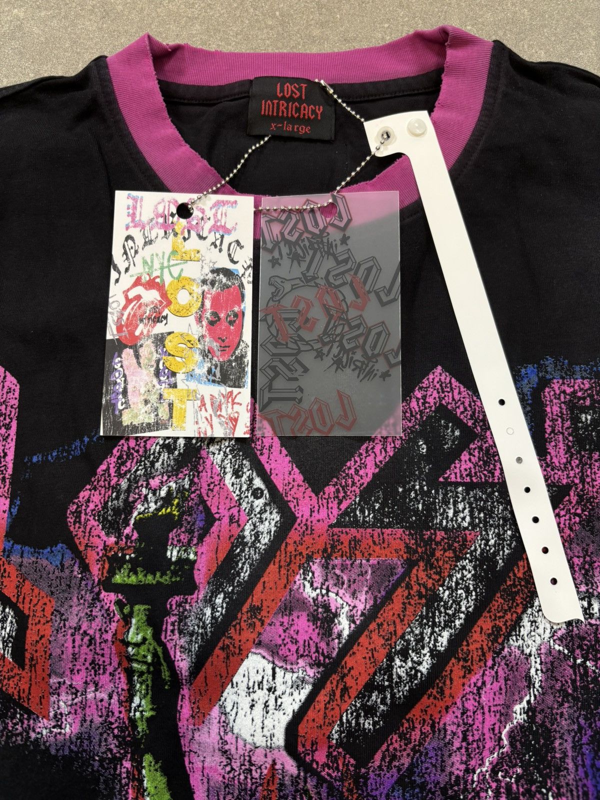 LOST INTRICACY Lost Intricacy Dark Torch T-Shirt, Black Size US XL / EU 56 / 4 - 11 Thumbnail