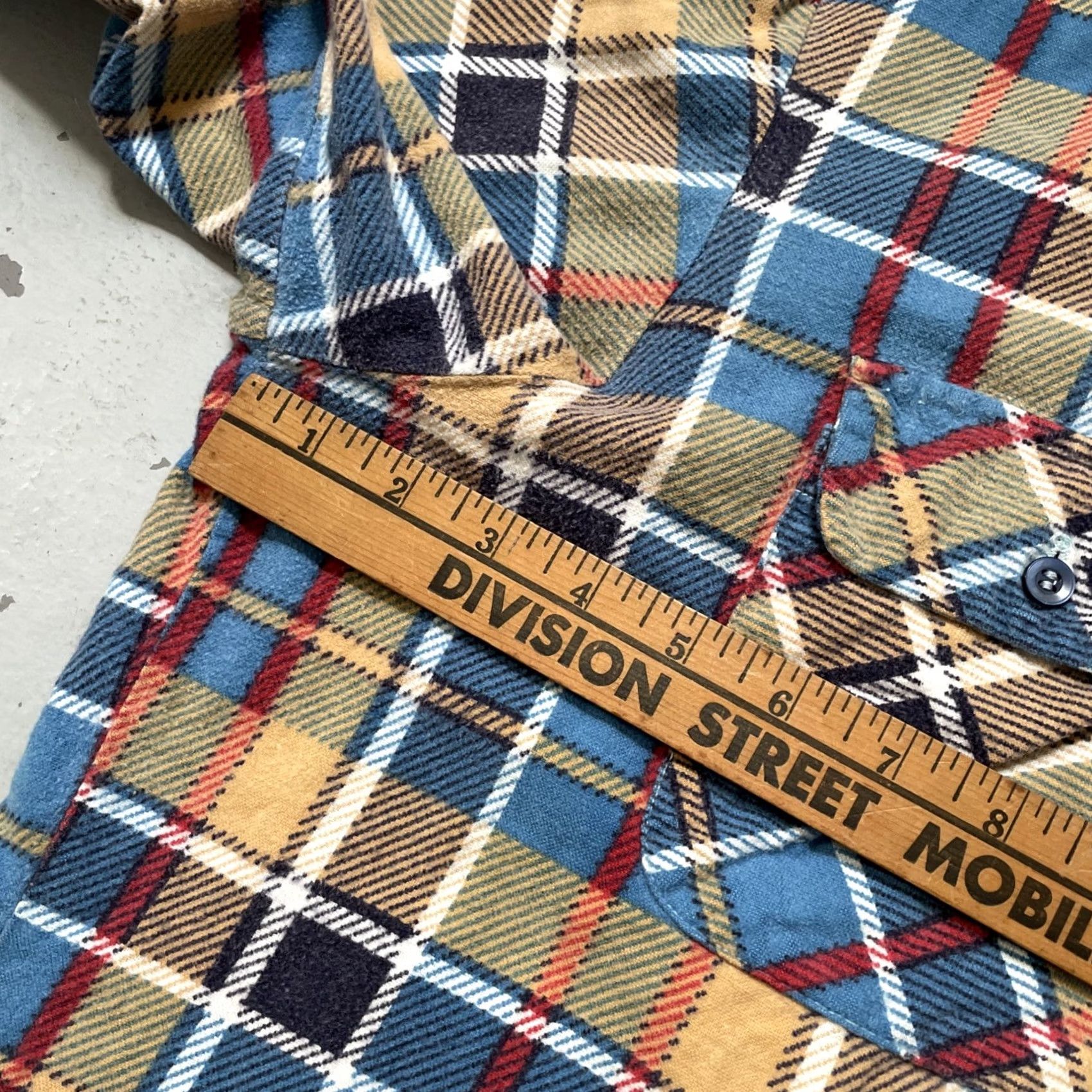 Vintage Vintage Big Smith Shirt Large Flannel Plaid Work Size US L / EU 52-54 / 3 - 2 Thumbnail