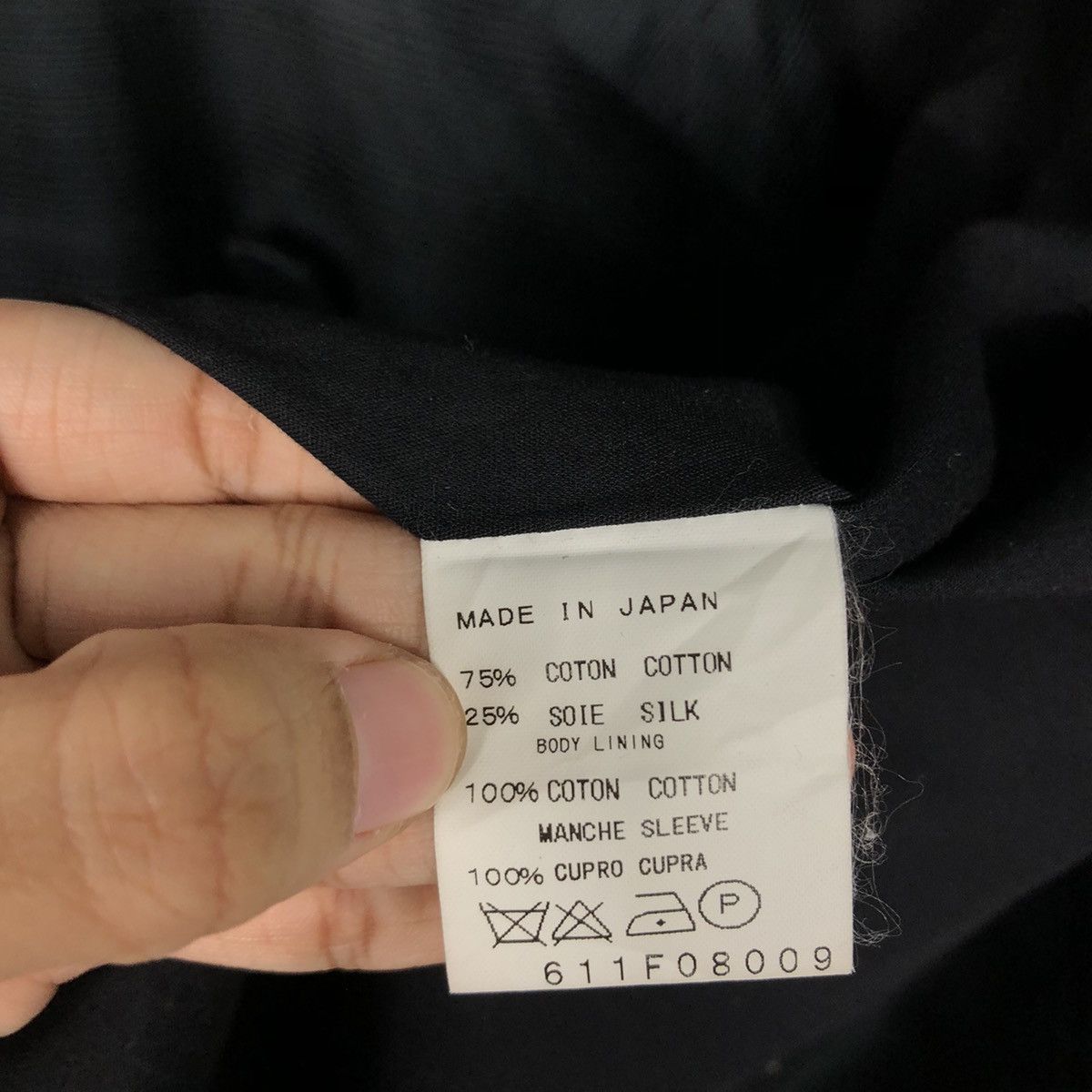 Japanese Brand 📌Rich Black Long Jacket Florent Made in Japan Size US M / EU 48-50 / 2 - 19 Thumbnail