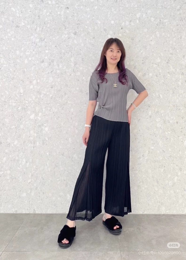Issey Miyake Issey Miyake size:2 Black hidden tatami trousers Size 31" - 8 Thumbnail
