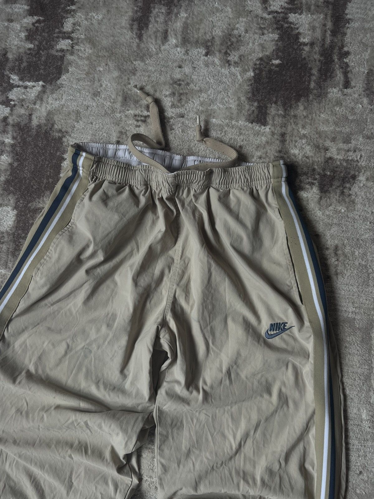 Nike × Vintage Vintage Nike Track Pants Nylon Drill Y2K Size US 32 / EU 48 - 2 Thumbnail
