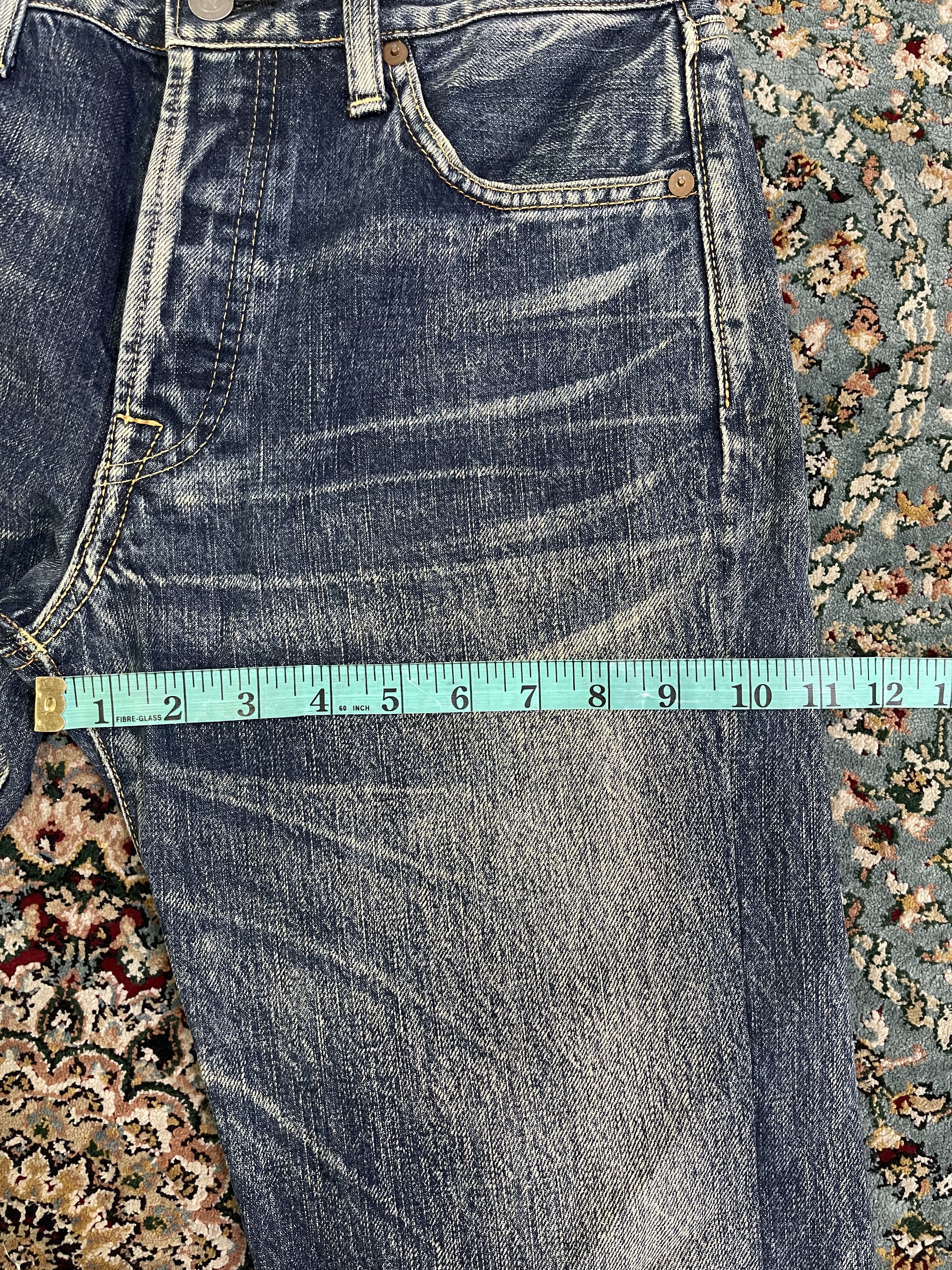 45rpm 45Rpm Japan Rustic Sulfur Faded Selvedge Jeans Denim Size US 32 / EU 48 - 13 Thumbnail