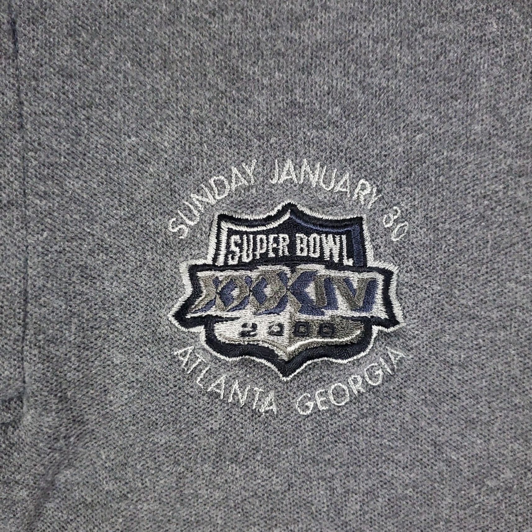 Puma VINTAGE Puma Polo Shirt Mens XL Gray Super Bowl 2000 NFL Football Short Sleeve Size US XL / EU 56 / 4 - 2 Thumbnail