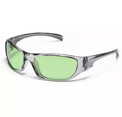 Vintage Green vintage futuristic sunglasses Size ONE SIZE - 1 Thumbnail