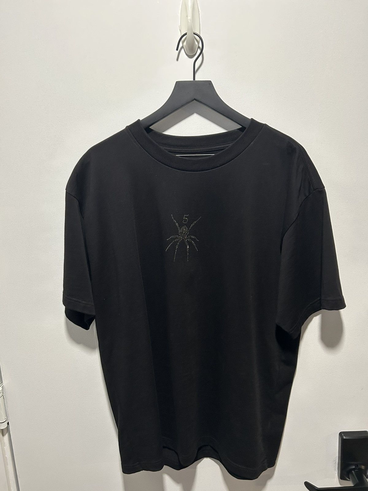 Sp5der Sp5der TM Rhinestone Tee Size US XL / EU 56 / 4 - 1 Thumbnail