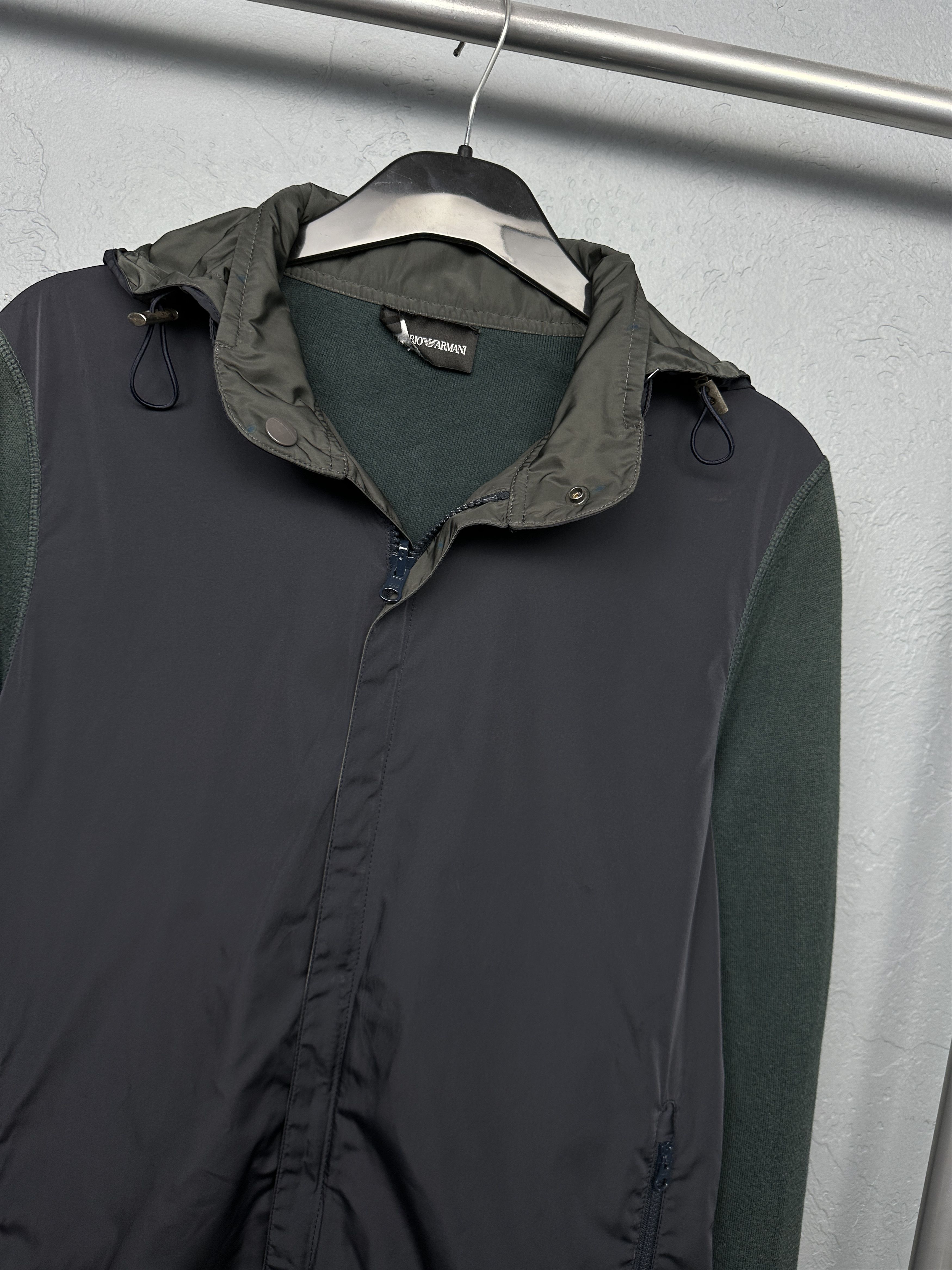 Emporio Armani Emporio Armani Mens Full Zip Reversible Hoodie Size US M / EU 48-50 / 2 - 2 Thumbnail