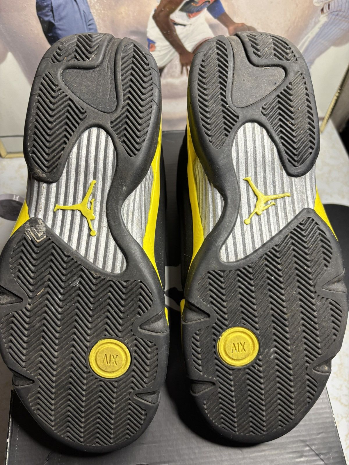 Jordan Brand Air Jordan 14 Retro 2013 thunder Size US 10.5 / EU 43-44 - 5 Thumbnail