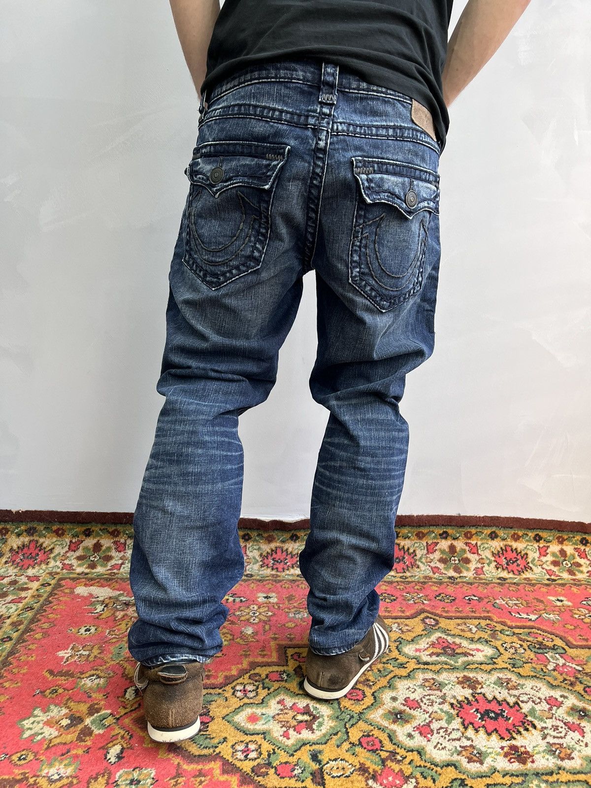 Japanese Brand × True Religion True Religion y2k Flare Japanese Jeans Distressed Size US 34 / EU 50 - 3 Thumbnail