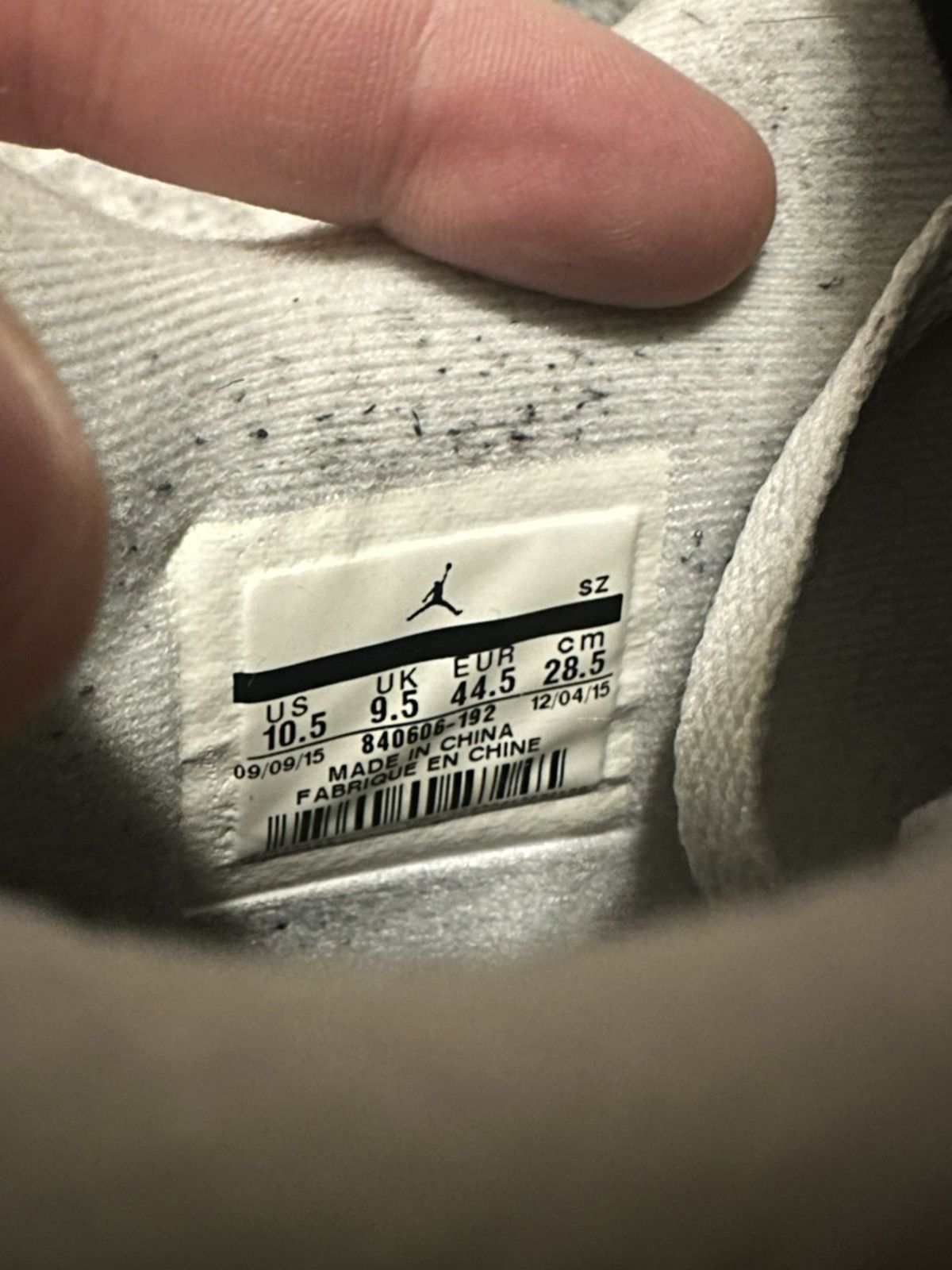 Jordan Brand “White Cement” Jordan 4 Retro (2016) Size US 10.5 / EU 43-44 - 6 Thumbnail