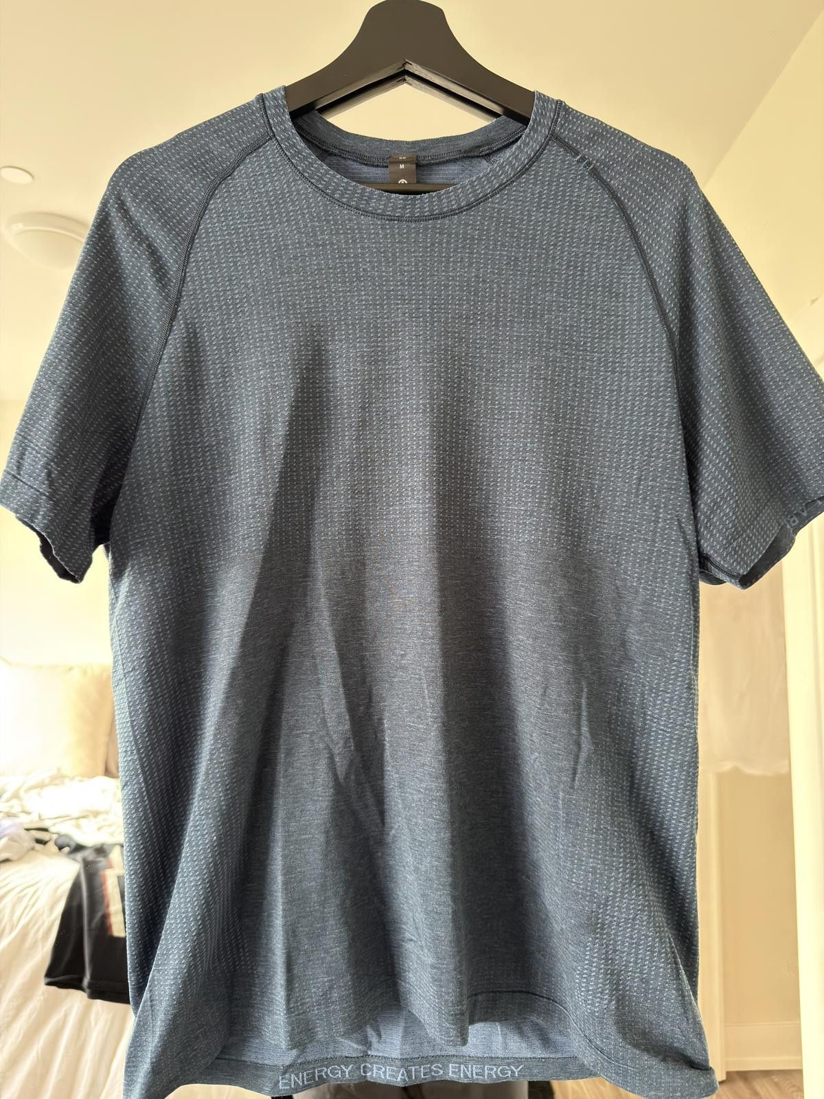 Lululemon Lululemon Metal Vent Tech Short Sleeve 2.0 Navy Blue Size US M / EU 48-50 / 2 - 1 Thumbnail