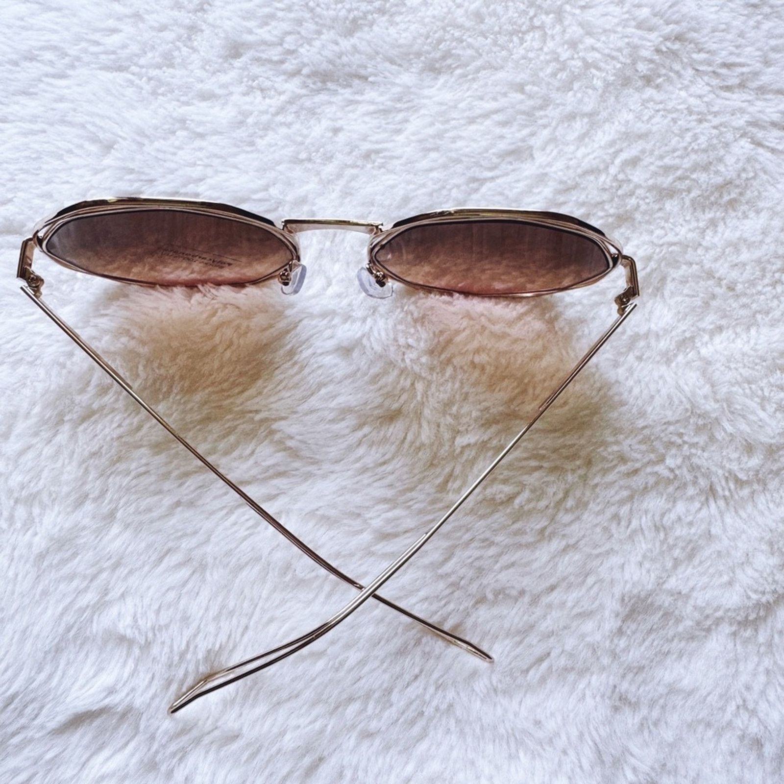 Other Seraphina Brown Geometric Sunglasses Size ONE SIZE - 11 Thumbnail