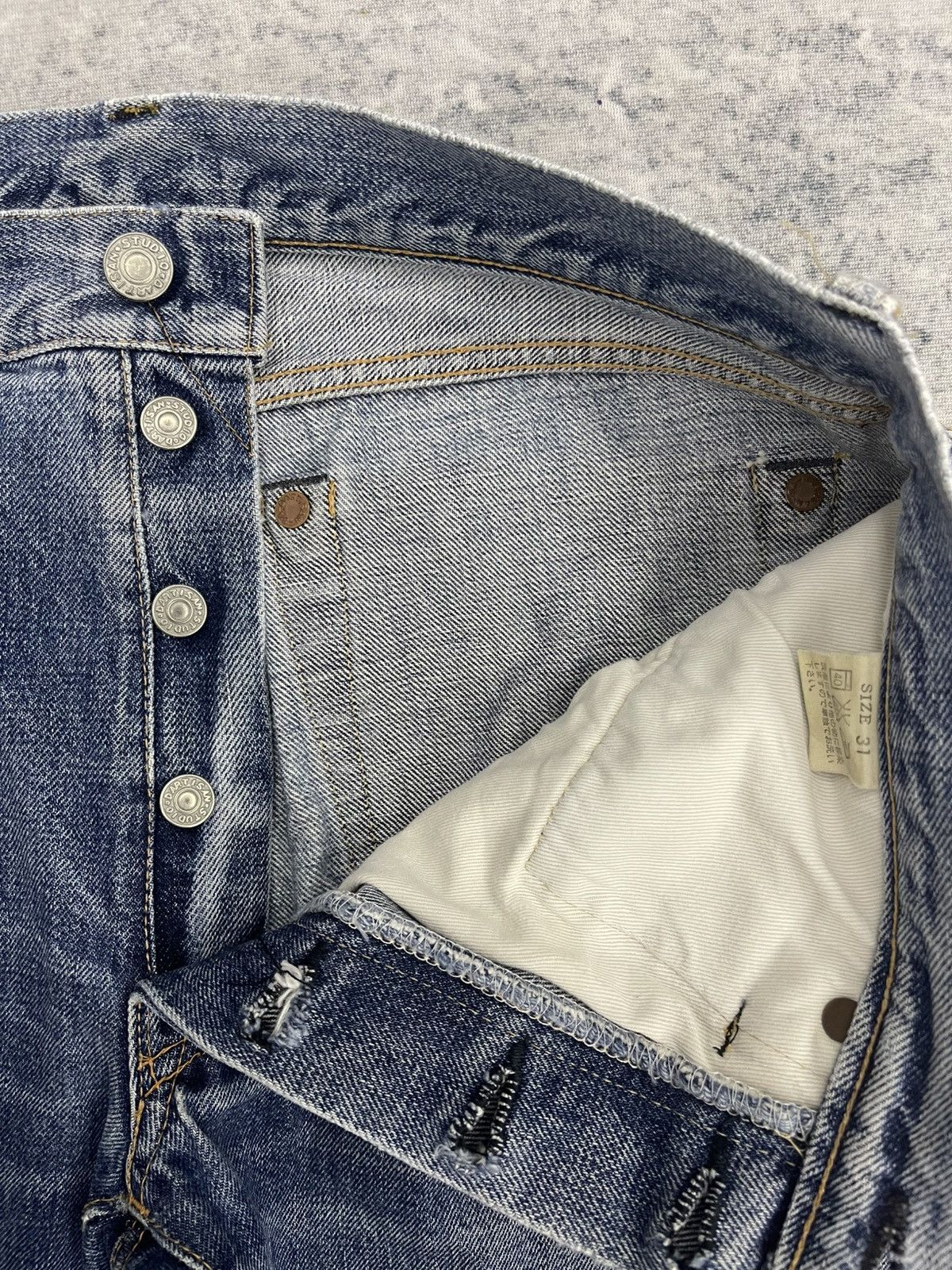 Studio D'Artisan Vintage Studio D'Artisan x Quadro G-001 Selvedge Jeans Size US 31 - 9 Thumbnail