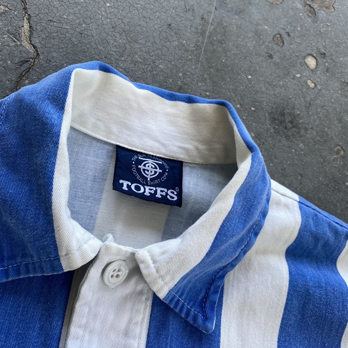 Toffs vintage 72/74 Toffs Coventry City Rugby Shirt Jersey Striper Size US L / EU 52-54 / 3 - 6 Thumbnail