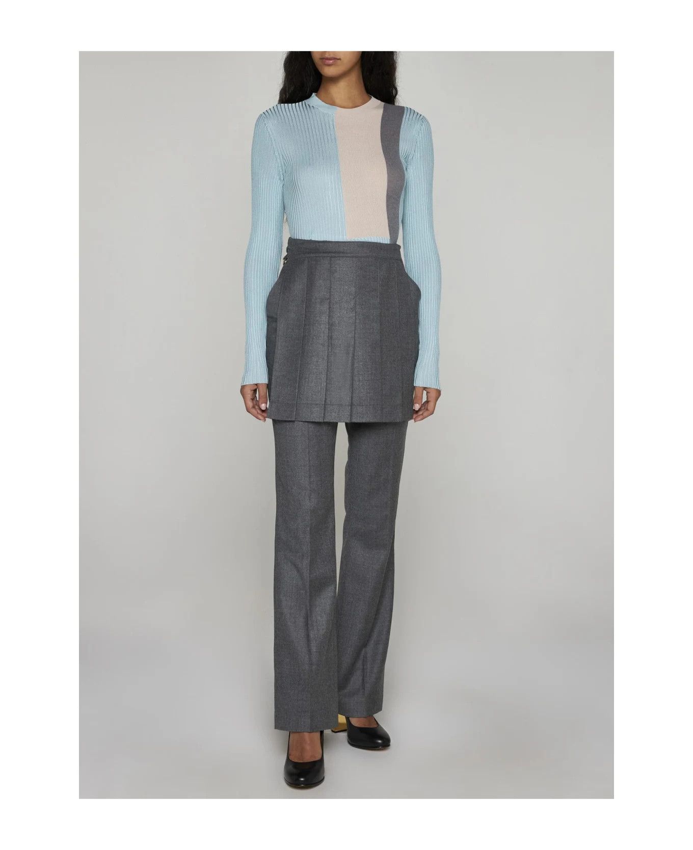 Fendi o1loc1c0824 Tops in Light Blue Size XS / US 0-2 / IT 36-38 - 2 Thumbnail