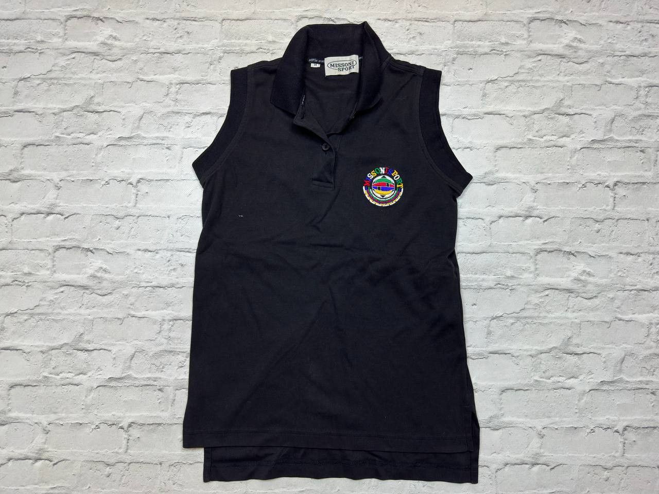 Japanese Brand × Missoni Missoni Sport Japan Womens Polo Singlet Vintage Size M / US 6-8 / IT 42-44 - 2 Thumbnail