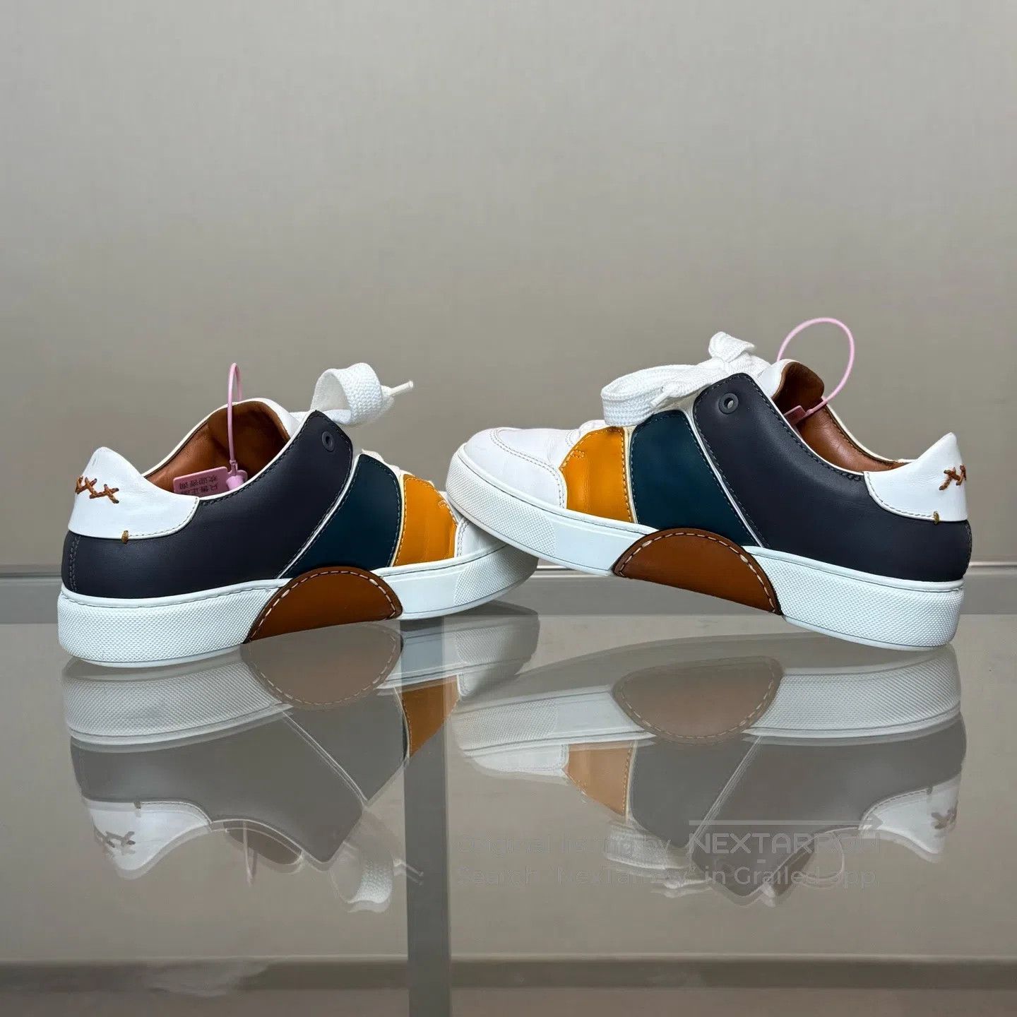 Ermenegildo Zegna Ermenegildo Zegna Graduated patchwork shoe Size US 7 / EU 40 - 6 Thumbnail