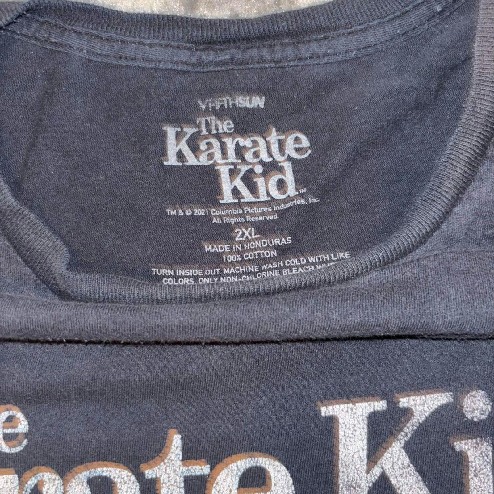 Vintage 00s The Karate Kid Movie Promo Graphic Shirt Size US XXL / EU 58 / 5 - 5 Thumbnail