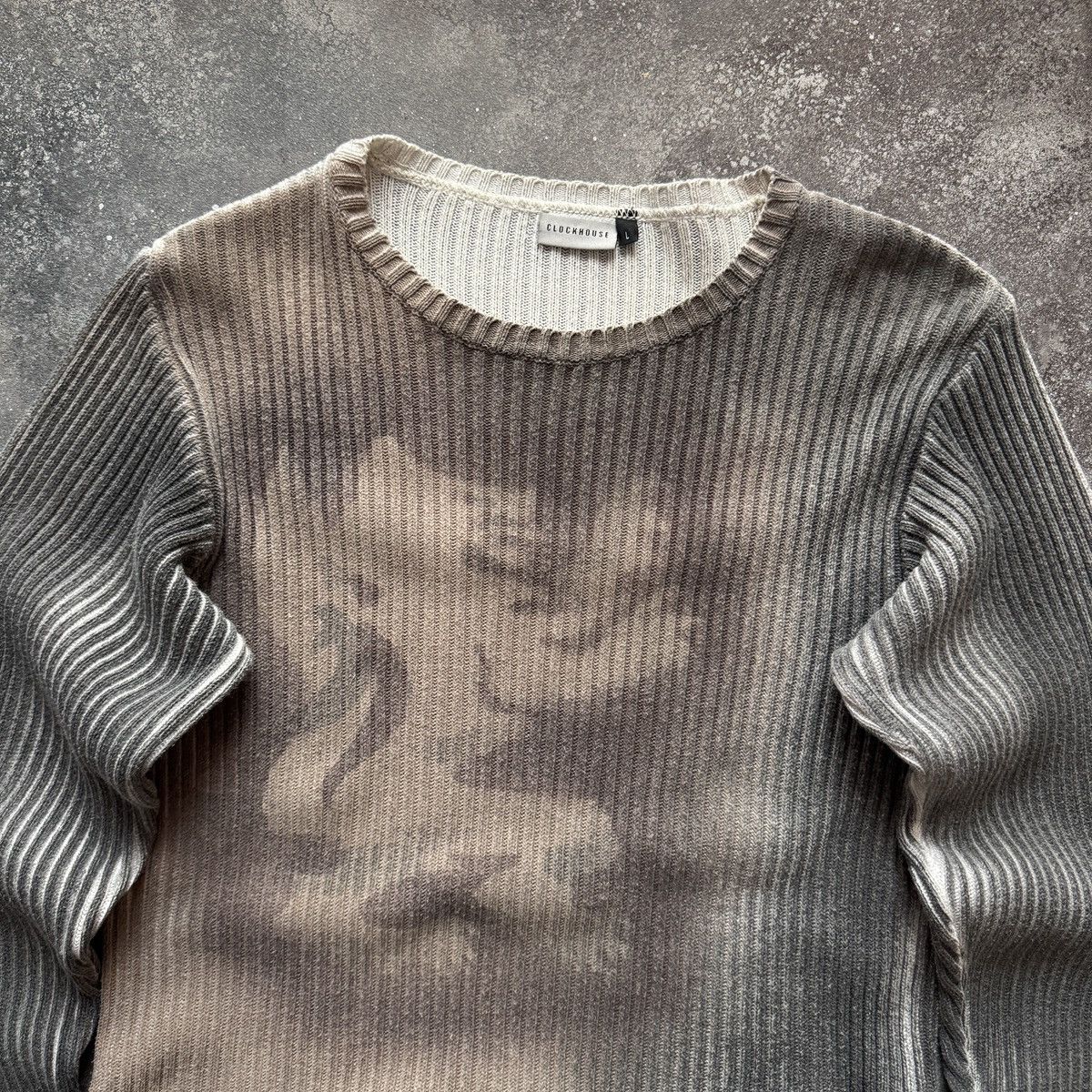 Hysteric Glamour Diesel Style Y2K Avant Garde Ribbed Knit Sweater Size US L / EU 52-54 / 3 - 4 Thumbnail