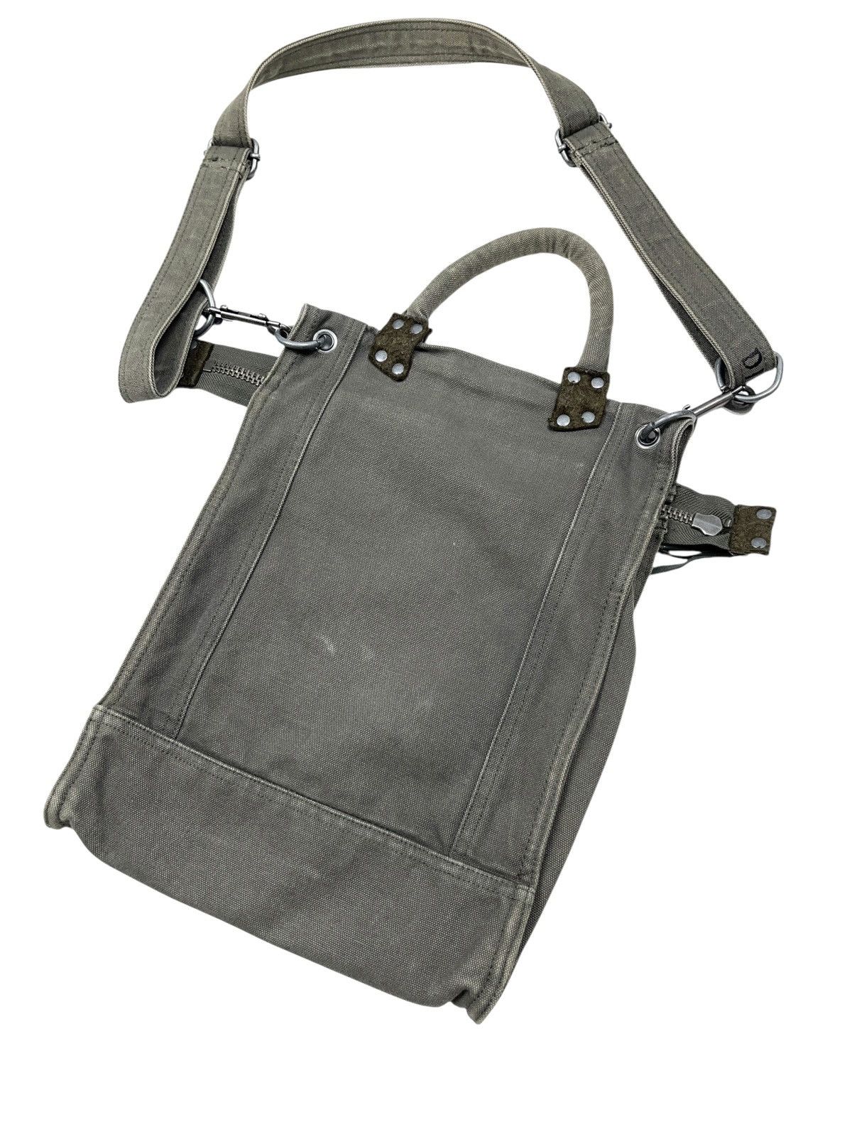 Diesel Vintage Diesel Avant Garde Crossbody Canvas Bag Military Size ONE SIZE - 3 Thumbnail