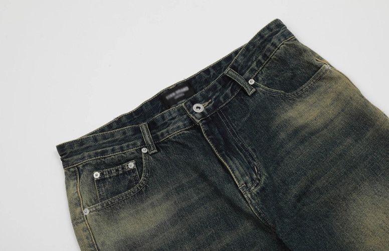 Jean Men's American loose casual washed flared jeans Size US 32 / EU 48 - 3 Thumbnail