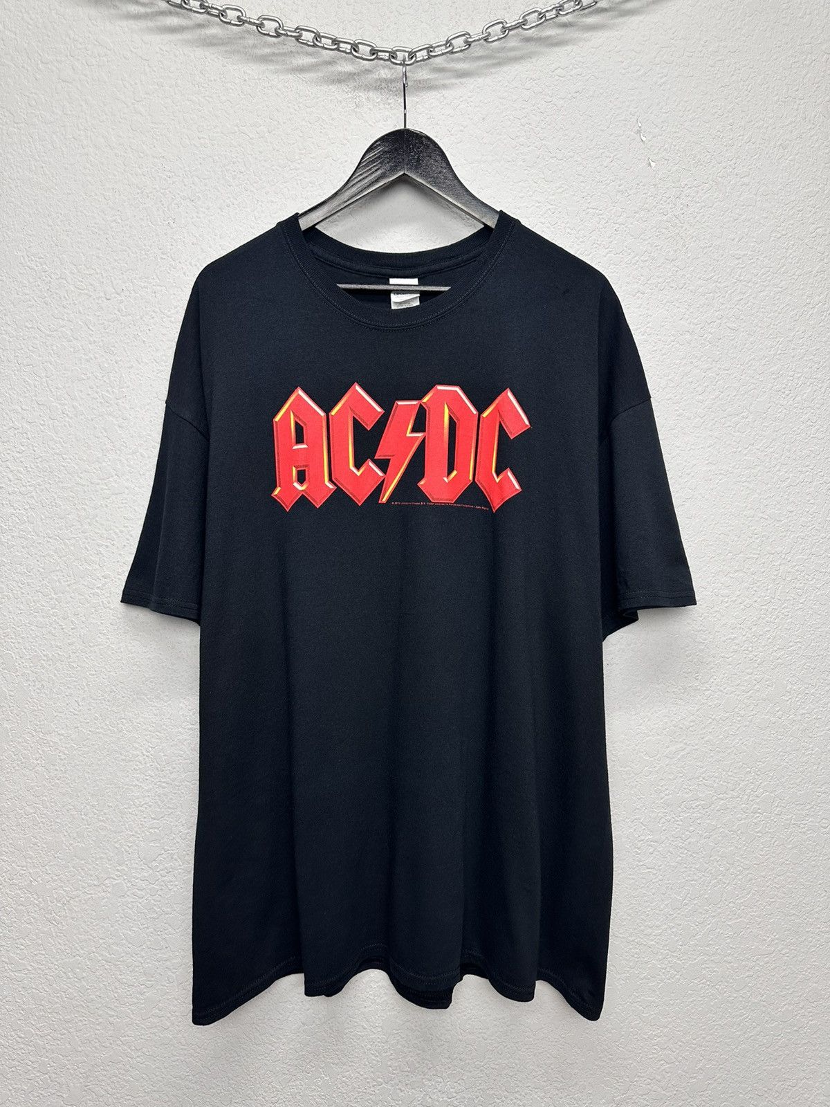 Gildan Vintage Rock Tee AC/DC Band T-shirt Metallica Black Size US XXL / EU 58 / 5 - 1 Thumbnail