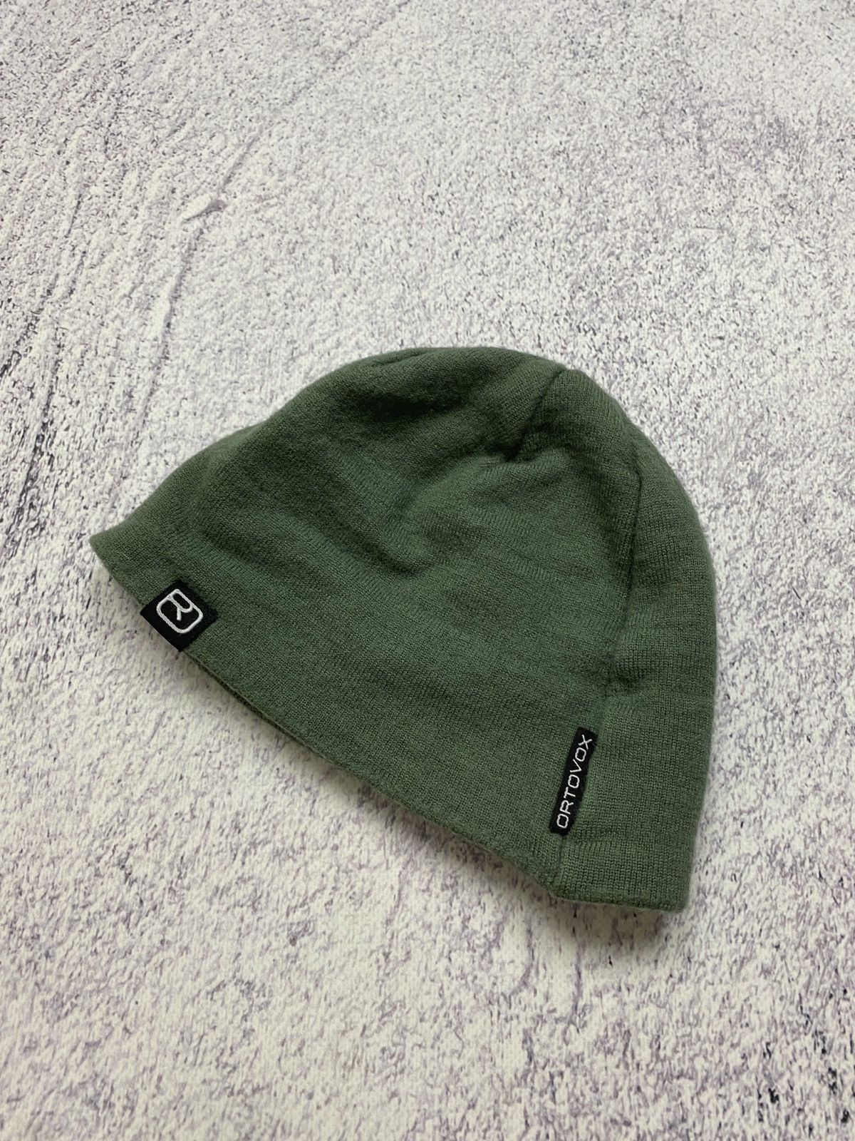 ORTOVOX Ortovox Big Logo Merino Wool Beanie Hat Gorpcore Outdoor Size ONE SIZE - 4 Thumbnail