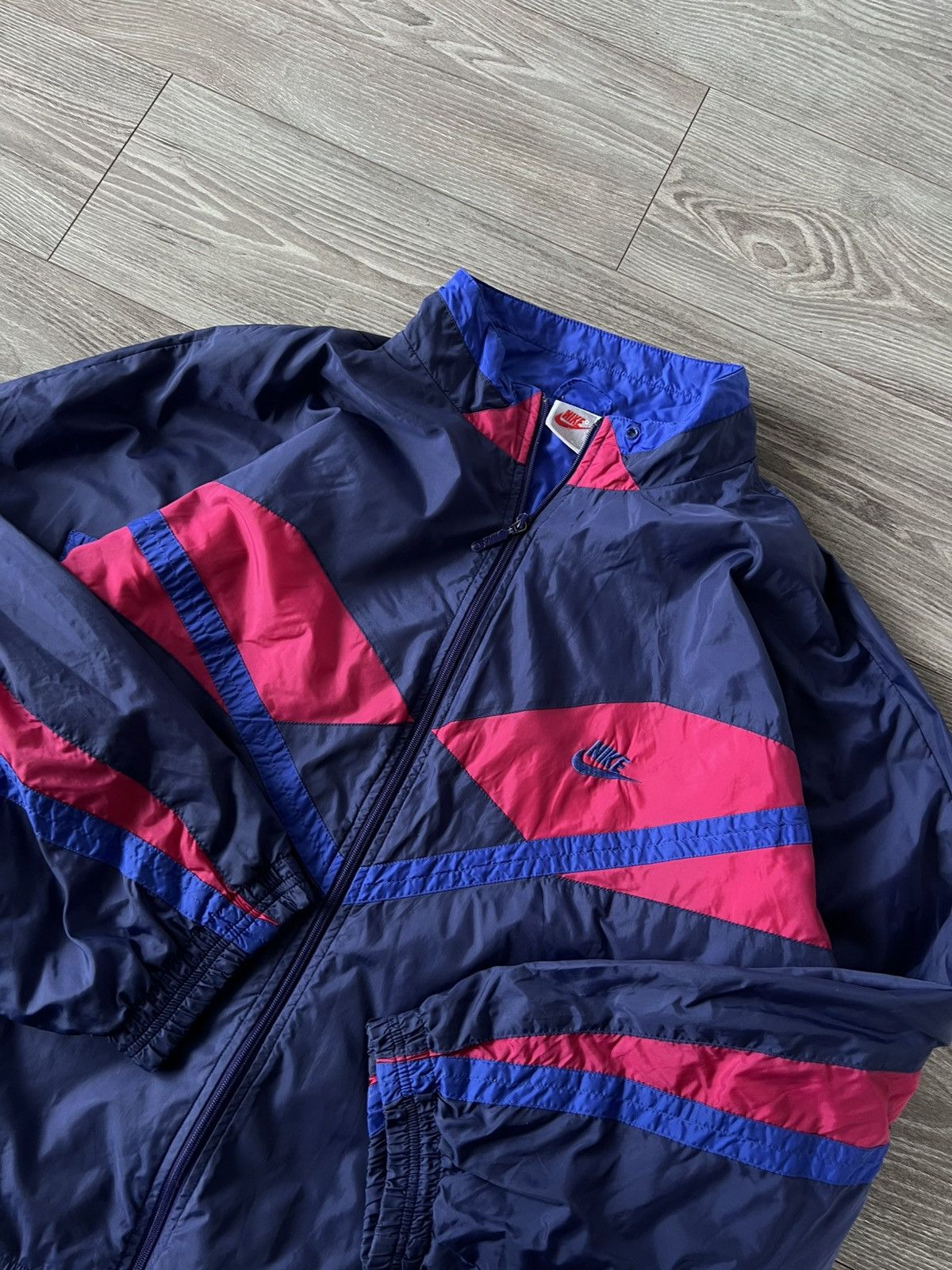 Nike × Vintage ‼️Vintage Nike Archival 90s Windbreaker Olympic Zip Jacket‼️ Size US XL / EU 56 / 4 - 10 Thumbnail
