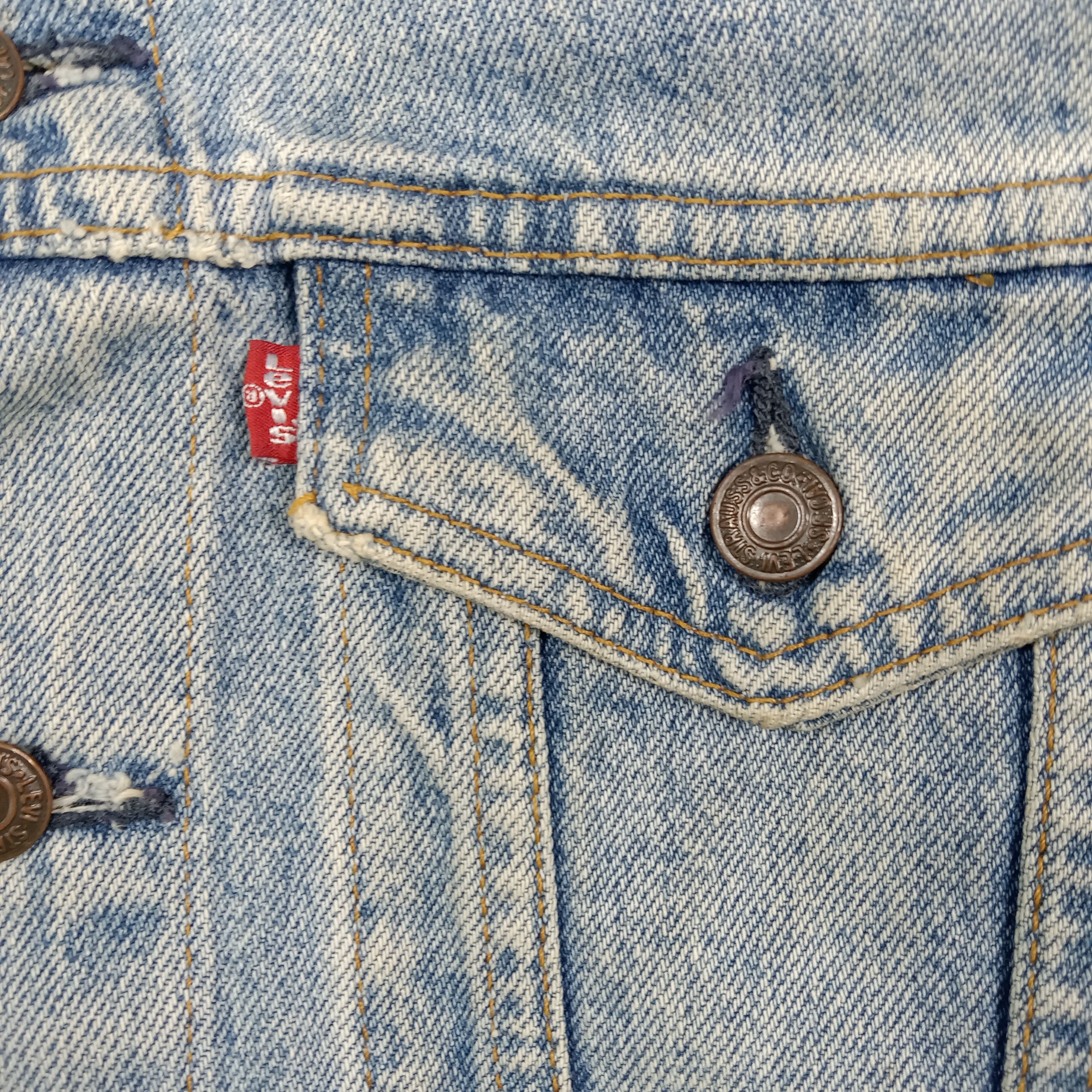 Levi's 90s Levi’s Custom Jamiroquai Buffalo Denim Jacket C277N2 Size US S / EU 44-46 / 1 - 5 Thumbnail