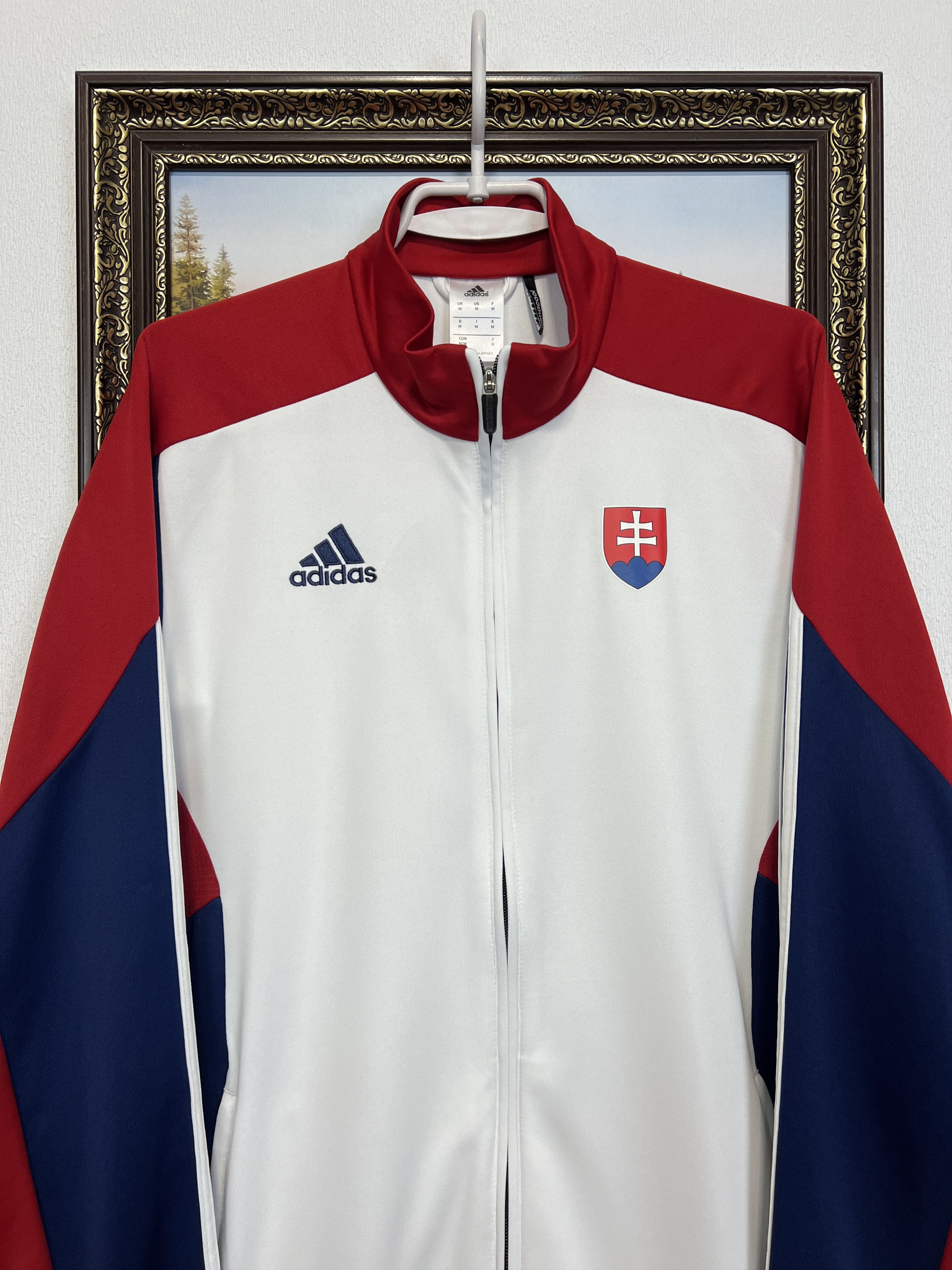 Adidas Slovakia Football Jacket Soccer Track Top National Rare Size US M / EU 48-50 / 2 - 2 Thumbnail