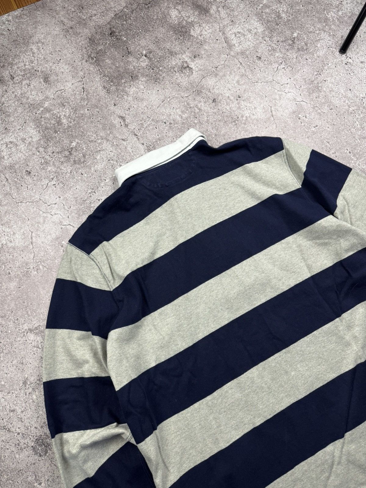Polo Ralph Lauren Vintage Polo Ralph Lauren Striped Rugby Shirt Y2K Long Sleve Size US L / EU 52-54 / 3 - 10 Thumbnail