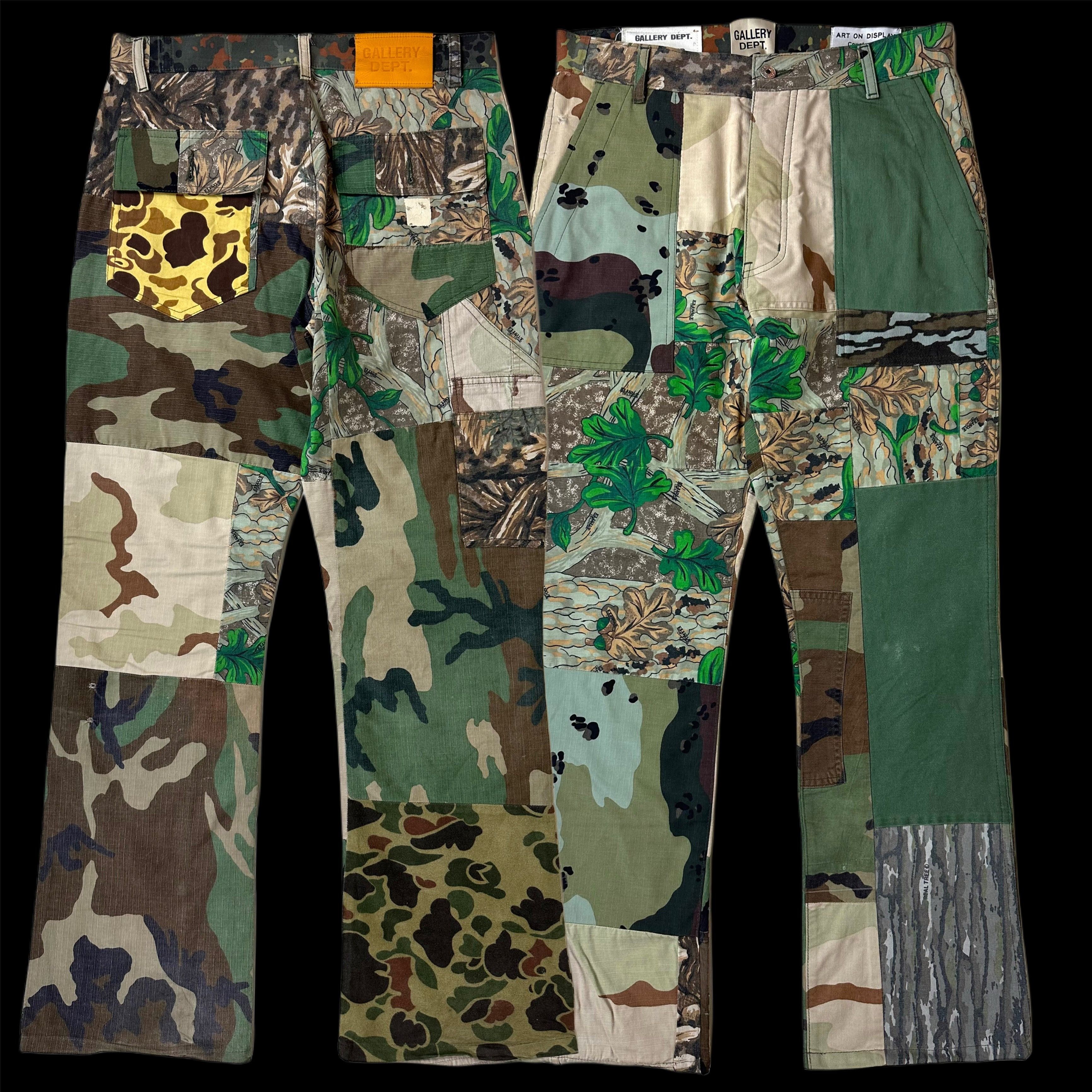 Gallery Dept. gallery dept fatigued pappy painter camo pants patchwork Size US 31 - 1 Thumbnail