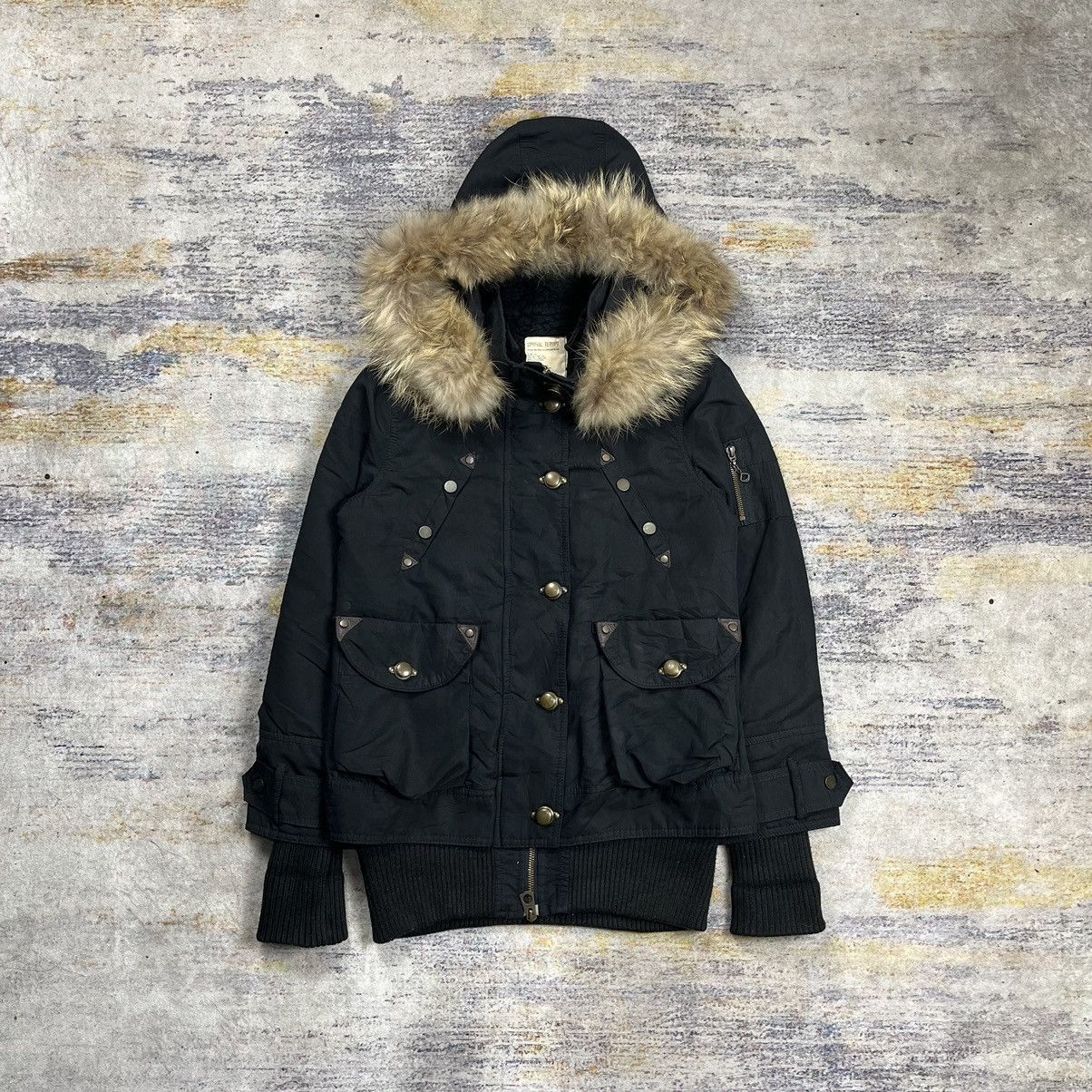 If Six Was Nine Spiral tempt raccoon fur jacket vkei style Size US M / EU 48-50 / 2 - 1 Thumbnail