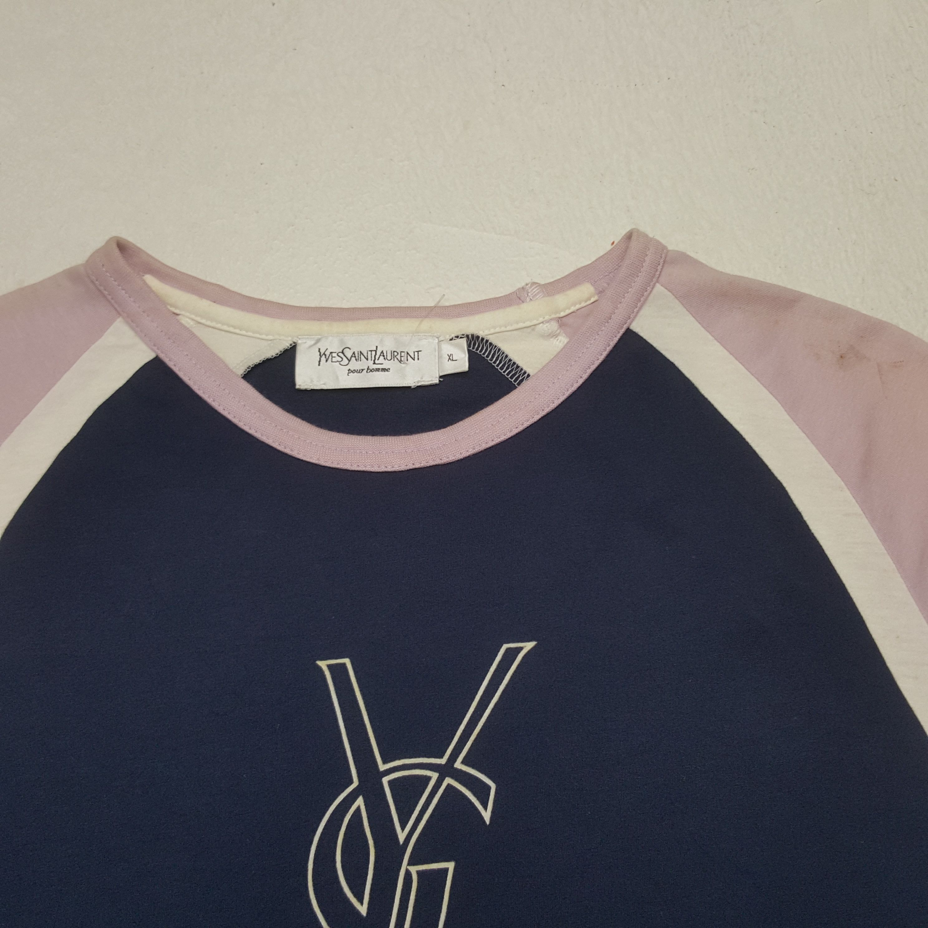 Yves Saint Laurent Vintage Yves Saint Laurent YSL Designer Tshirt C294N10 Size US L / EU 52-54 / 3 - 4 Thumbnail