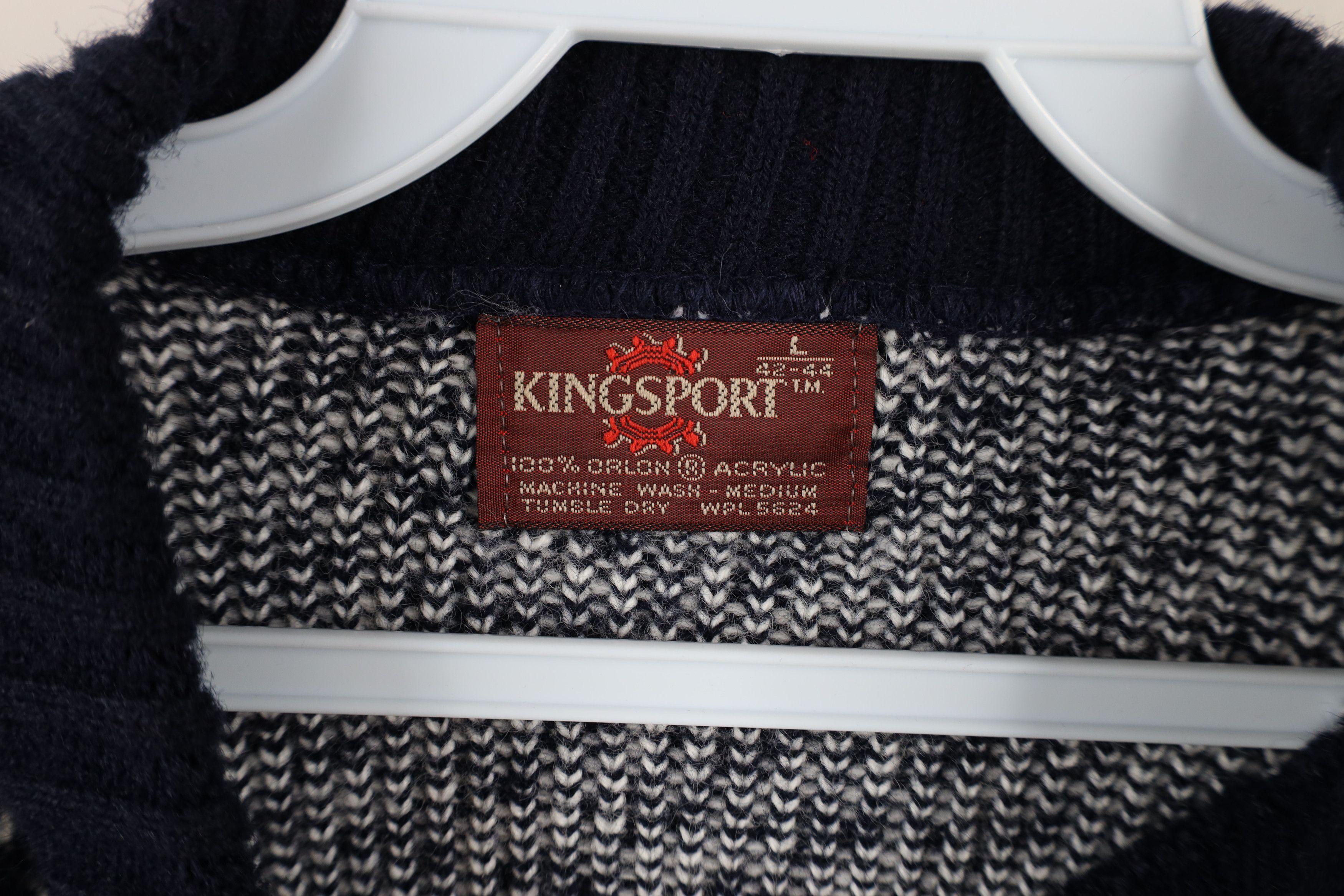 Vintage Vintage 70s Streetwear Fair Isle Knit Crewneck Sweater Size US L / EU 52-54 / 3 - 9 Thumbnail