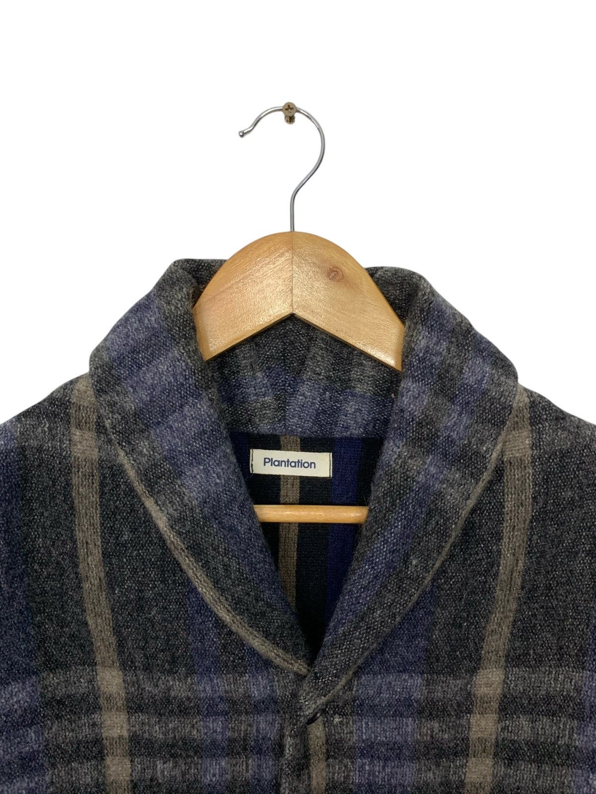 Designer × Issey Miyake × Japanese Brand Plantation Issey Miyake Button Ups Wool Jacket Size US M / EU 48-50 / 2 - 5 Thumbnail